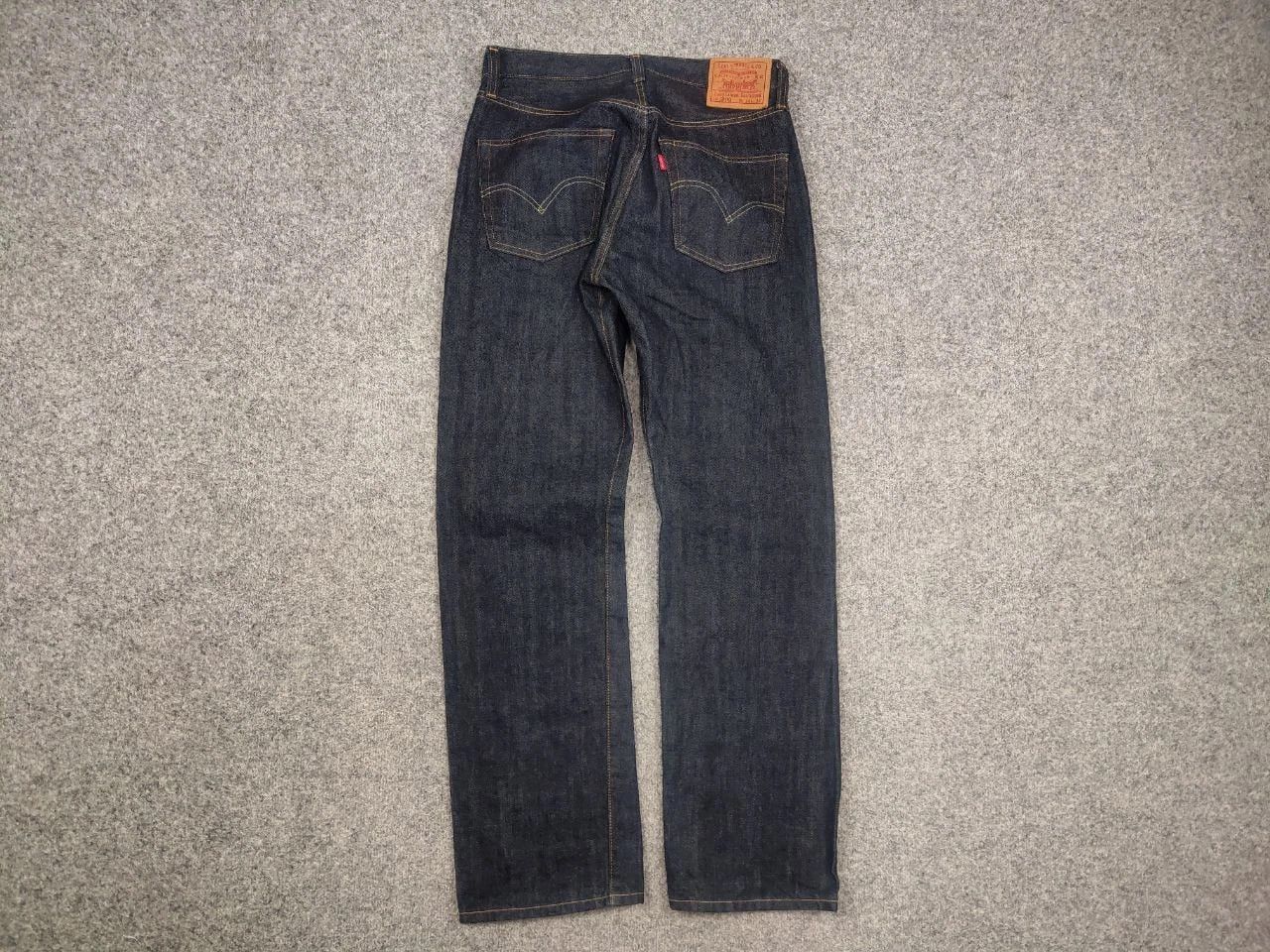 Levi's Levis 501XX Vintage 1955 Selvedge Rigid Denim Big E Japan Size US 34 / EU 50 - 6 Thumbnail