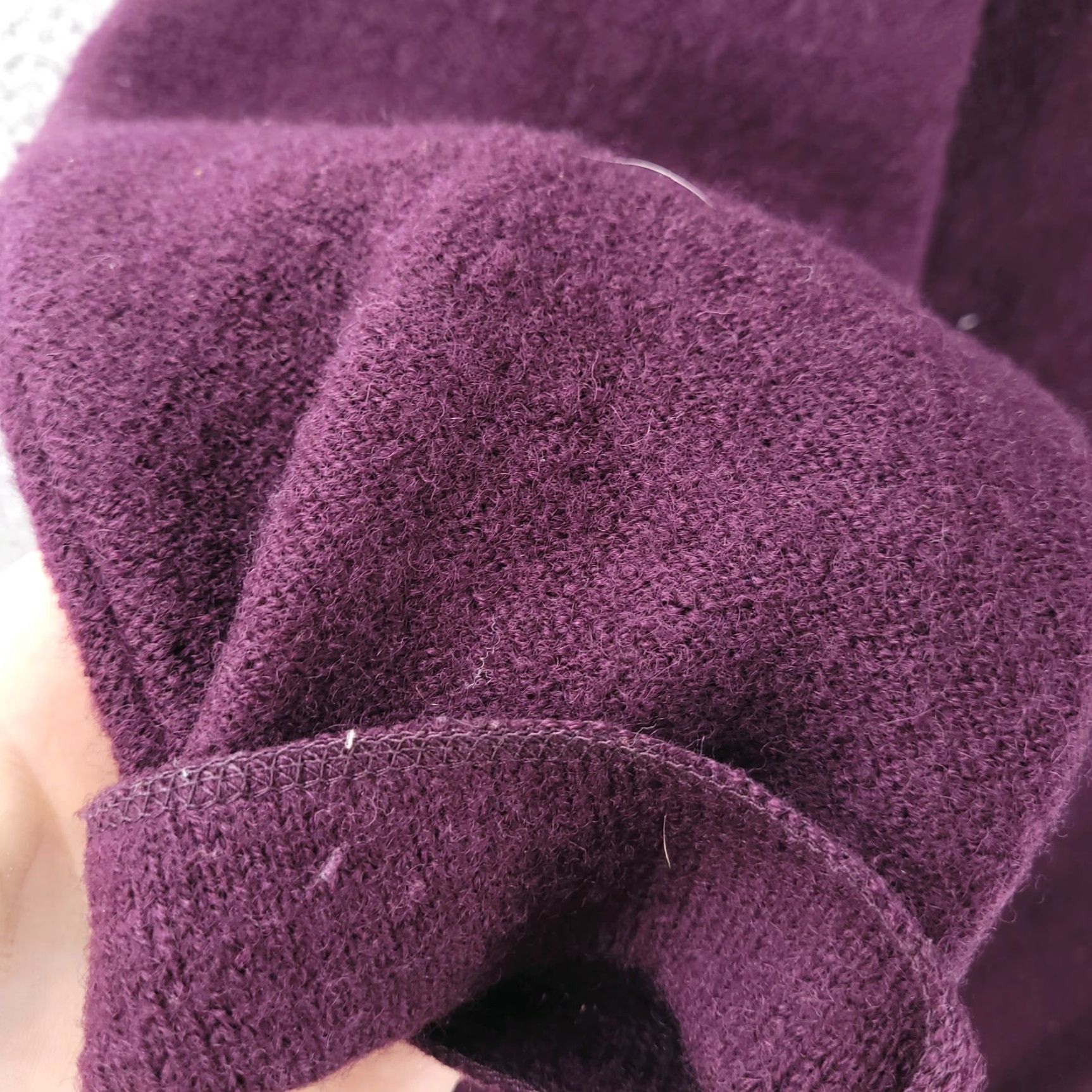 Cherokee Cherokee Womens Wool Cardigan Plus Size 18-20W Purple Button Sweater Size XXL / US 16-18 / IT 52-54 - 2 Thumbnail