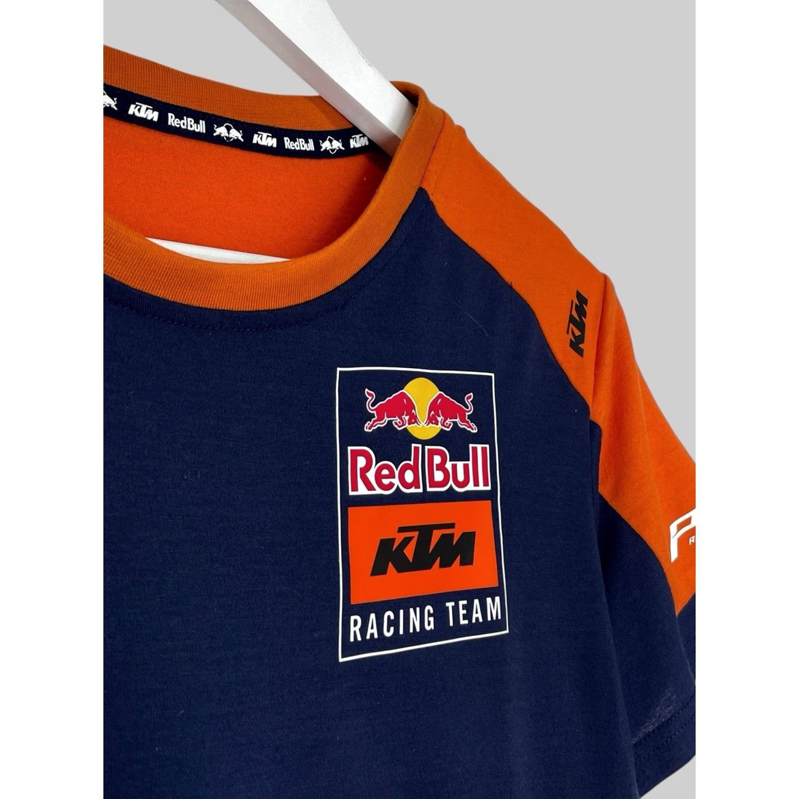 Vintage Red Bull KTM Racing Team Men’s T-Shirt M Crew Neck Short Sleeve Orange Dark Blue Logo Sports Biker Motorcycle Mens Size US M / EU 48-50 / 2 - 3 Thumbnail