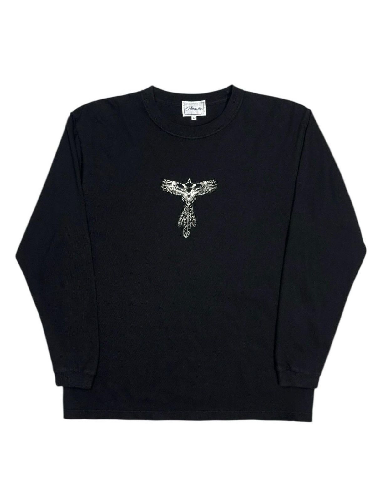 Japanese Brand 2020 ACOUSTIC NATIVE EAGLE GRAPHIC HEAVY WEIGHT LONGSLEEVES Size US L / EU 52-54 / 3 - 1 Thumbnail
