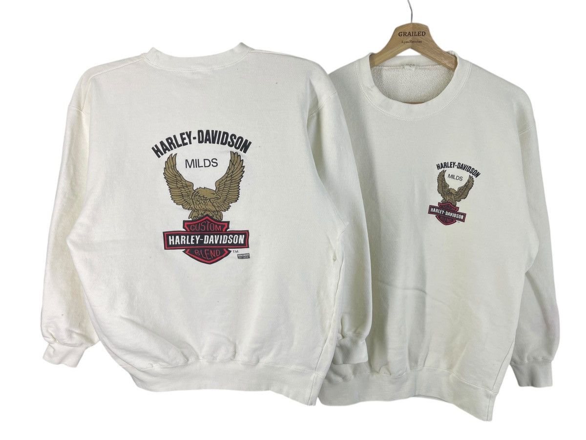 Harley Davidson Vintage 80's Harley Davidson Milds Couple Set Sweatshirt Size US L / EU 52-54 / 3 - 2 Thumbnail