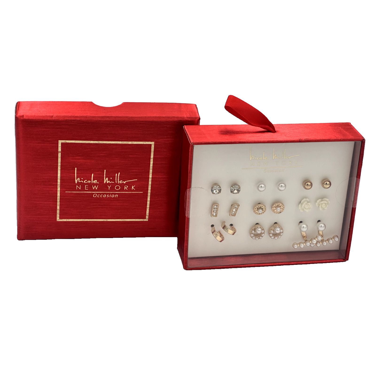 Nicole Miller Nicole Miller New York Occasion Earring -Pears, Gold & Ivory Size ONE SIZE - 4 Thumbnail