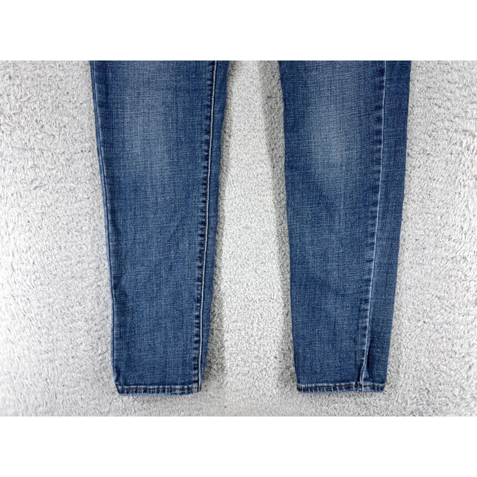 Levi's Levi's Women's Skinny Jeans 28 Blue Denim Shaping 27x27 Retro Mid Rise Cotton Blend Size 28" / US 6 / IT 42 - 2 Thumbnail