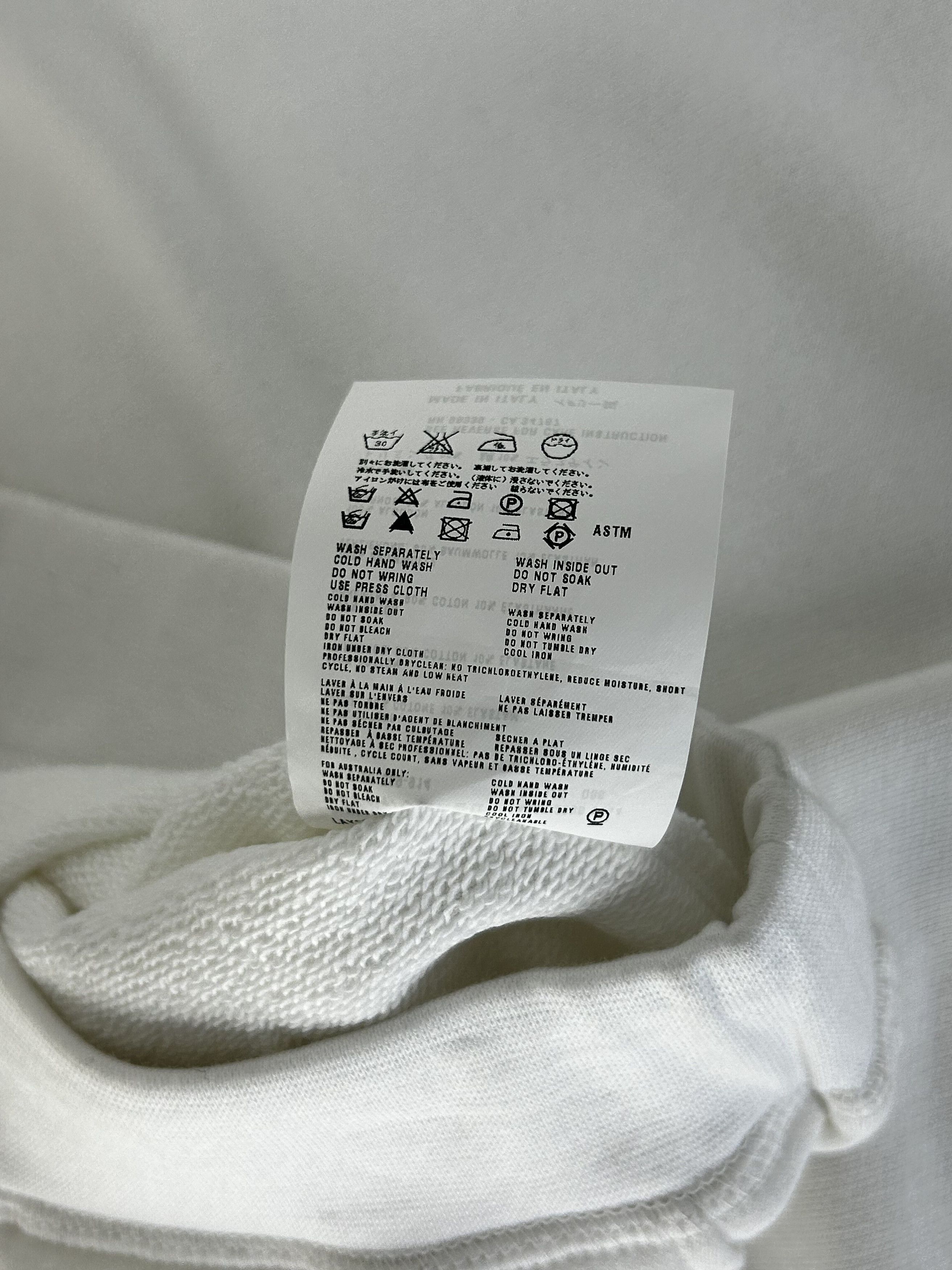 Prada Prada Linea Rossa White Sweat Pants With 'RED LINE' Branding Size US 38 / EU 54 - 6 Thumbnail