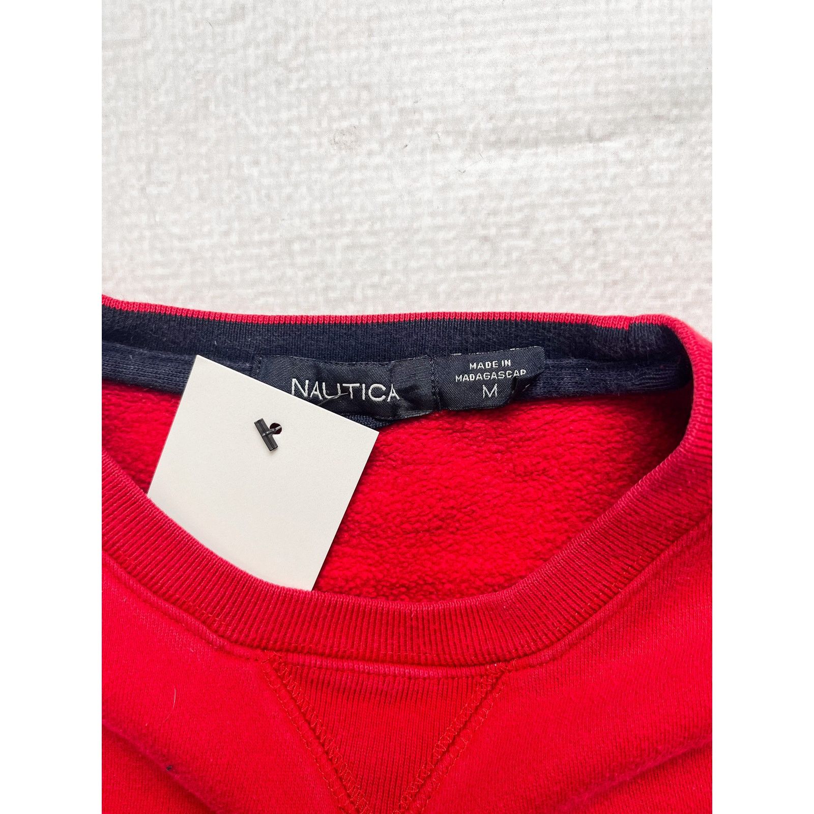 Nautica Vintage 00s Nautica Red Crewneck Sweatshirt - Women's Medium Size M / US 6-8 / IT 42-44 - 3 Thumbnail