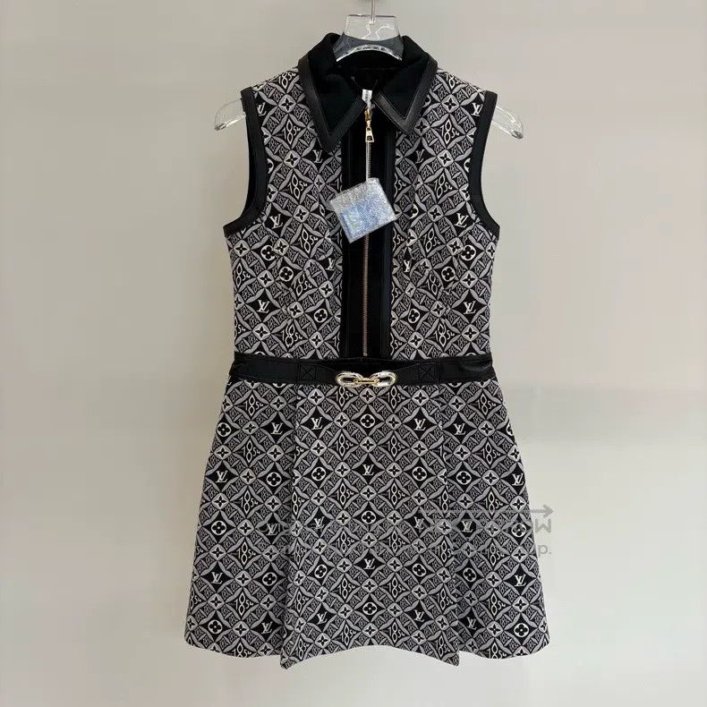Louis Vuitton Louis Vuitton 1854 presbyopic full print patchwork dress Size XS / US 0-2 / IT 36-38 - 1 Thumbnail