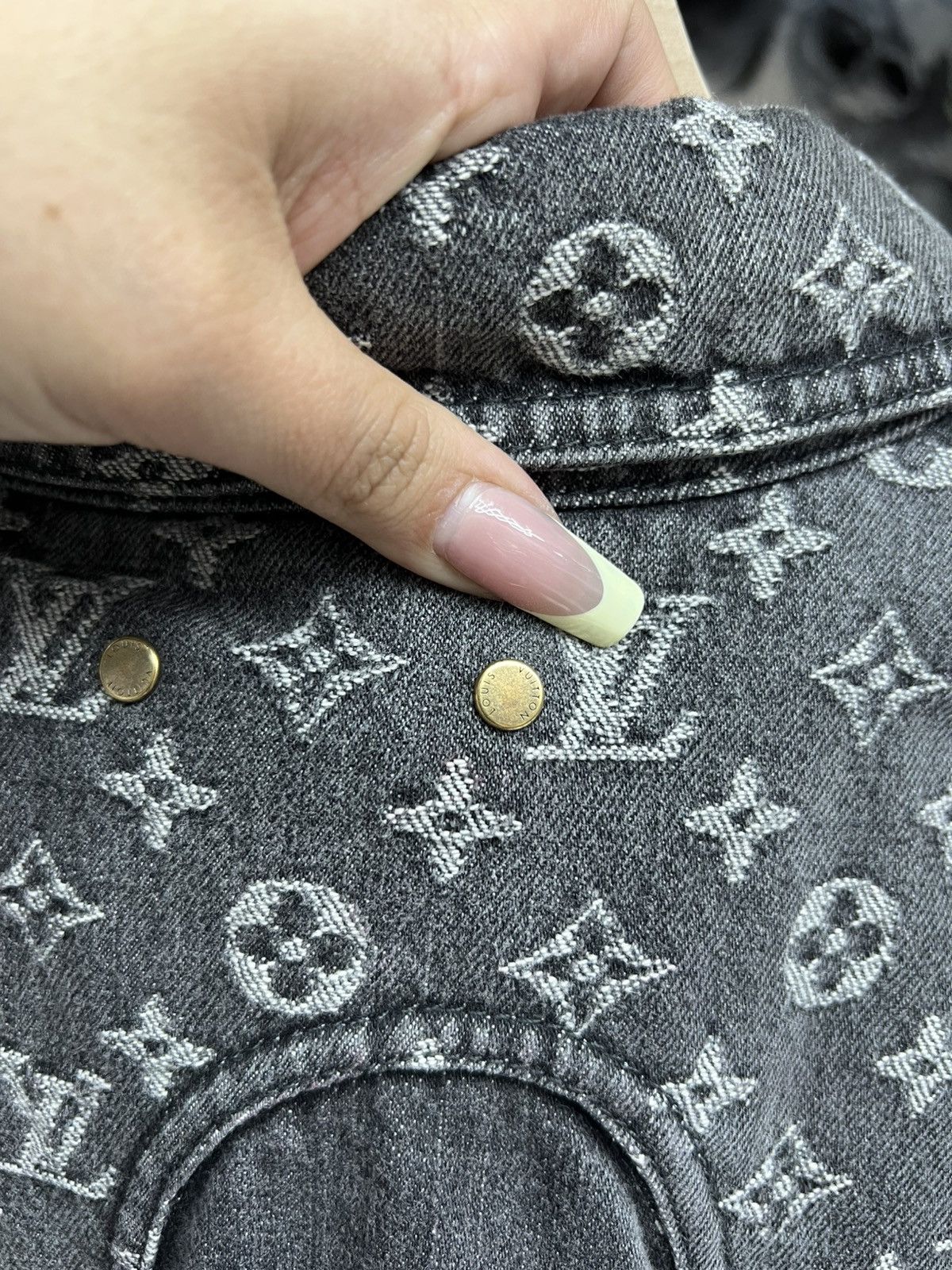 Louis Vuitton Louis Vuitton x Nigo Giant Damier Denim Jacket Size US M / EU 48-50 / 2 - 10 Thumbnail