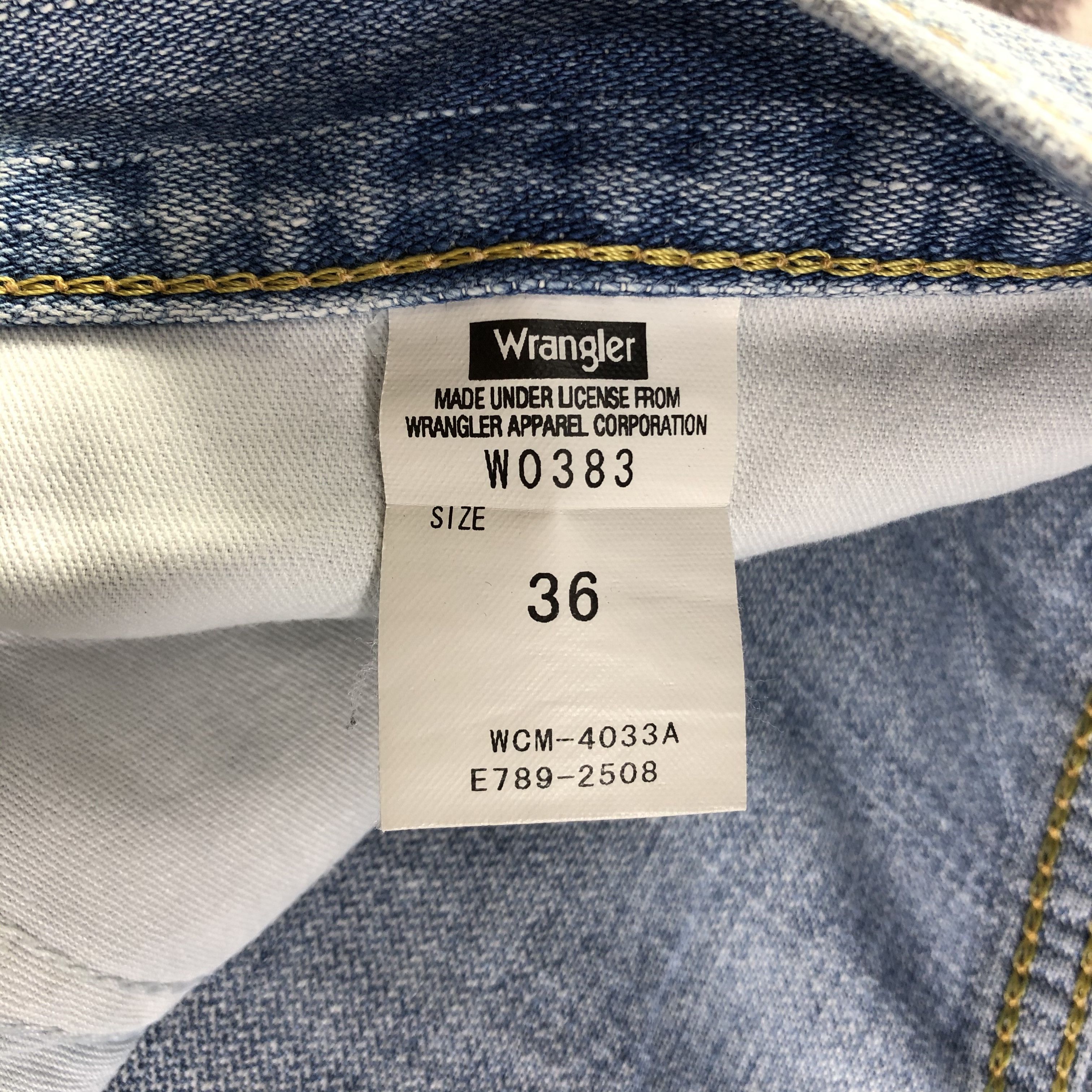 Vintage × Wrangler Vintage Light Wash Wrangler Jeans-JM3219 Size US 37 - 8 Thumbnail