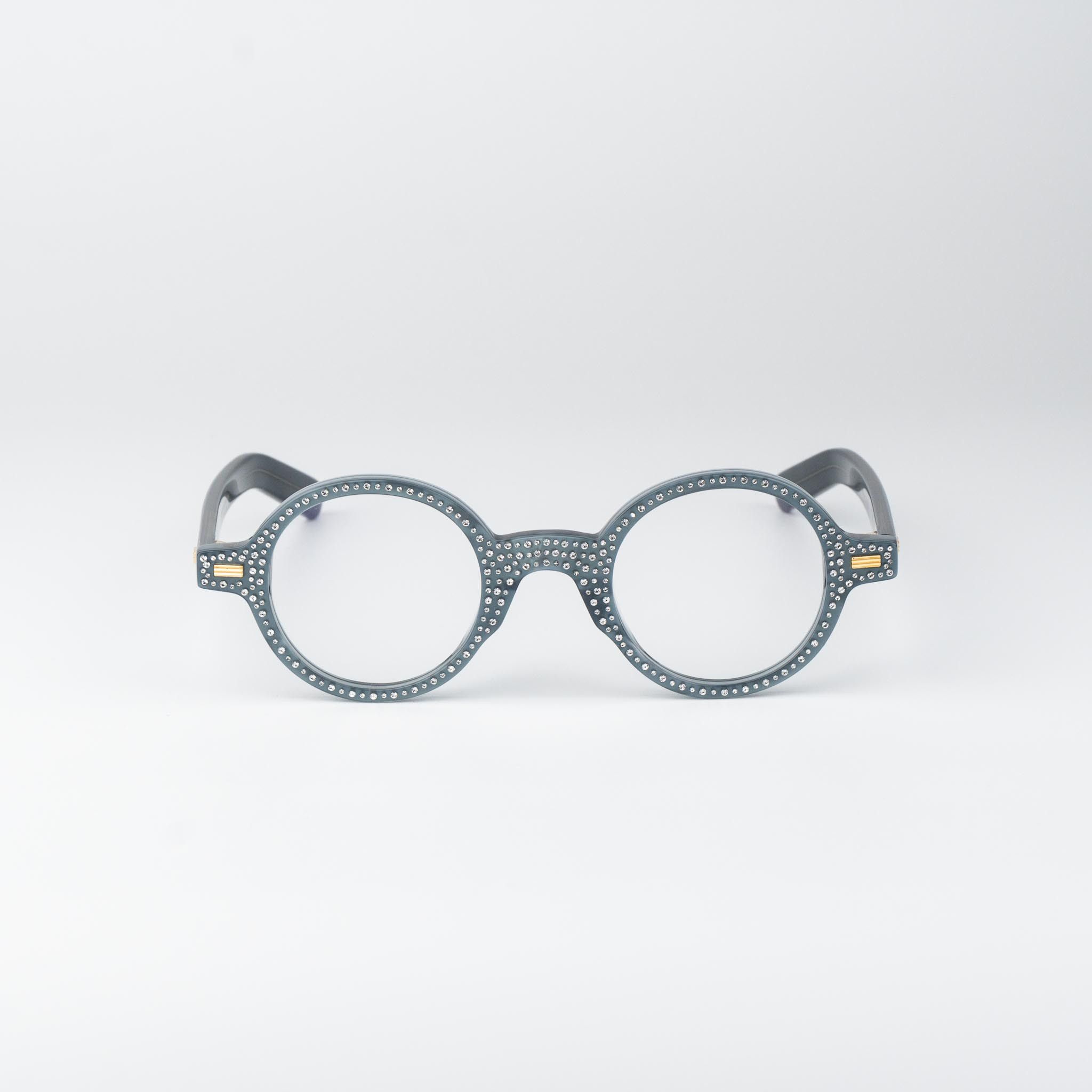 Valentino Valentino Women Eyeglasses Pearl Crystal Round VLX-185 C Size ONE SIZE - 3 Thumbnail
