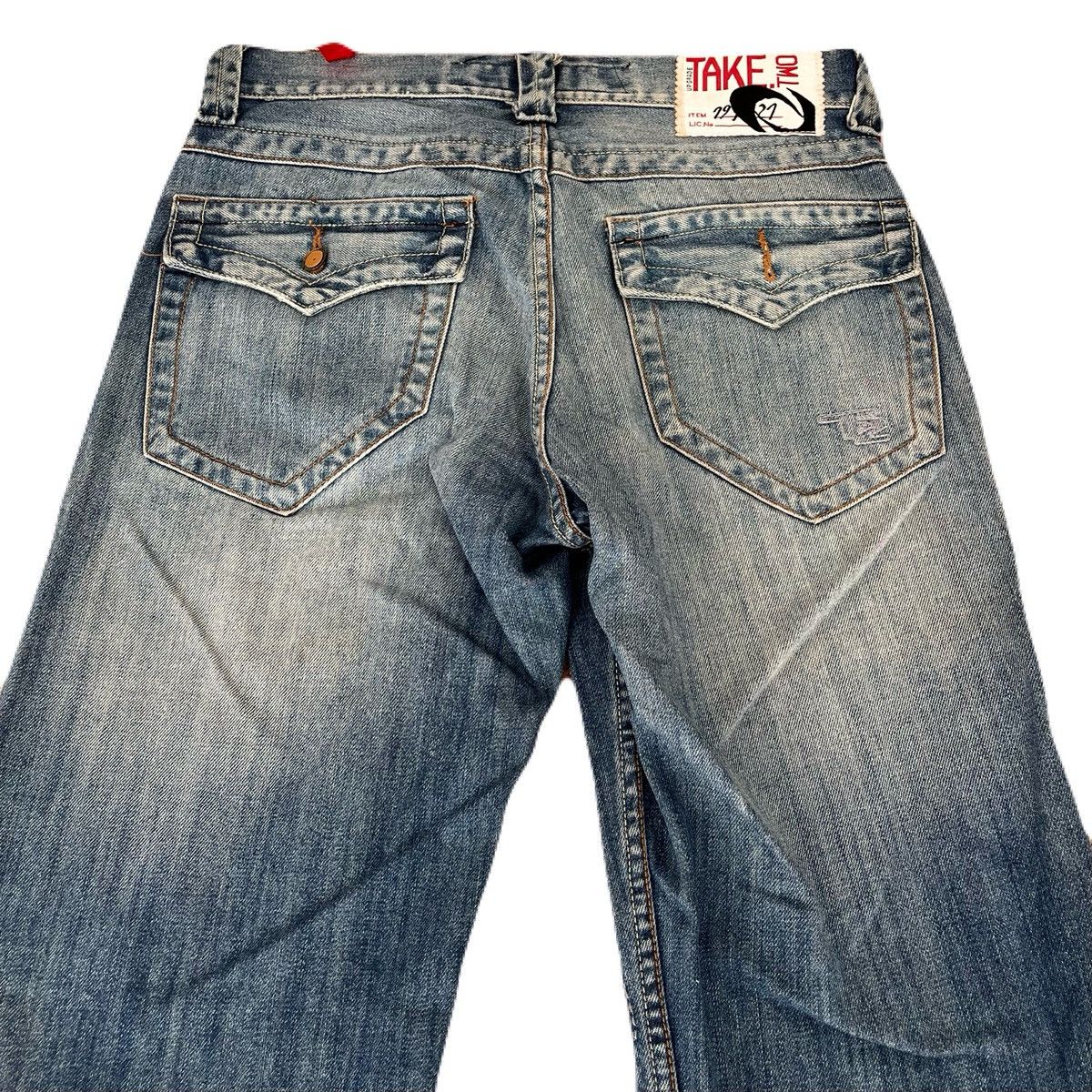Japanese Brand Take Two Dragon Embroidery Denim Pants "Japanese Sukajan" Size US 30 / EU 46 - 3 Thumbnail
