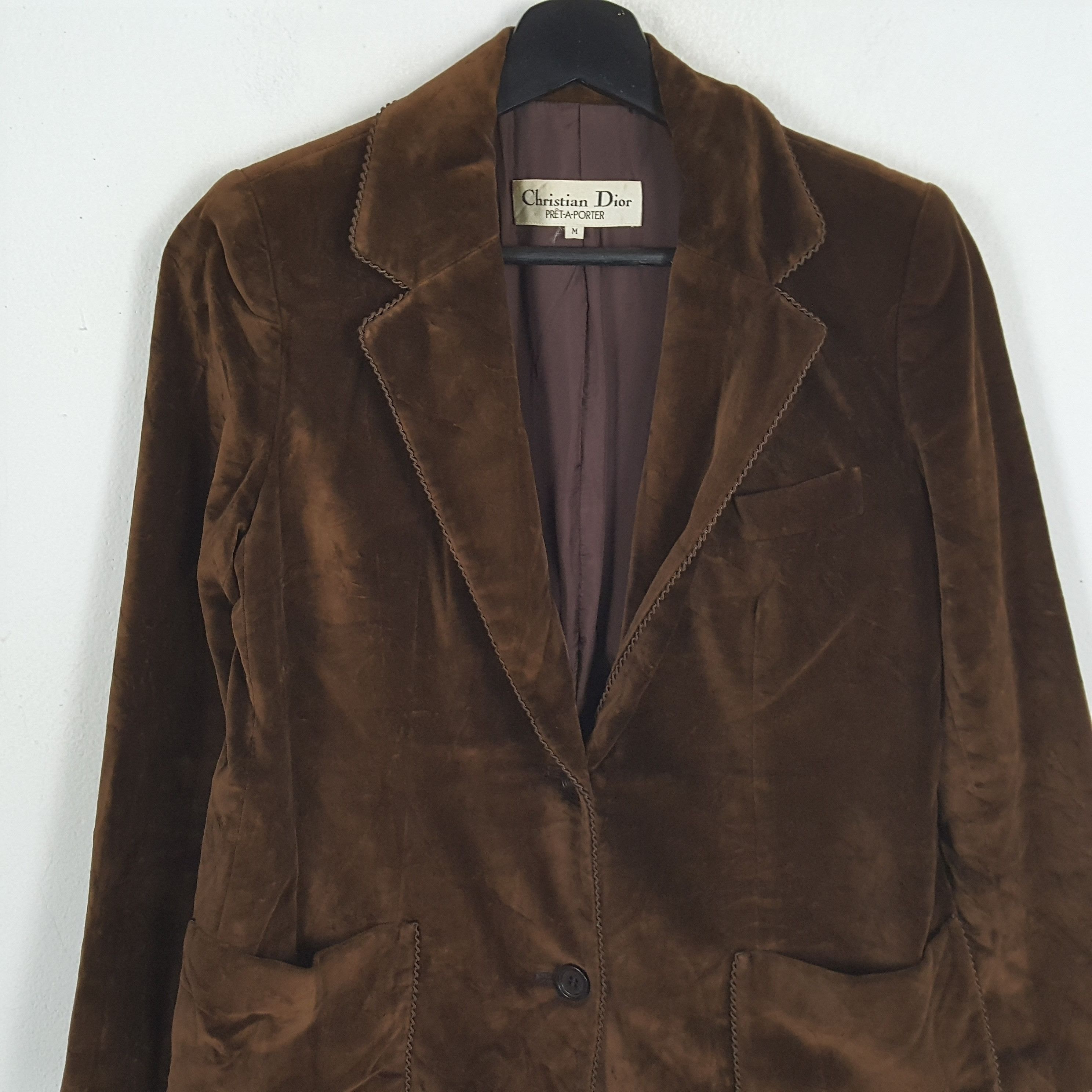 Christian Dior Monsieur × Vintage CHRISTIAN DIOR Blazer Designer Brand Size S / US 4 / IT 40 - 4 Thumbnail