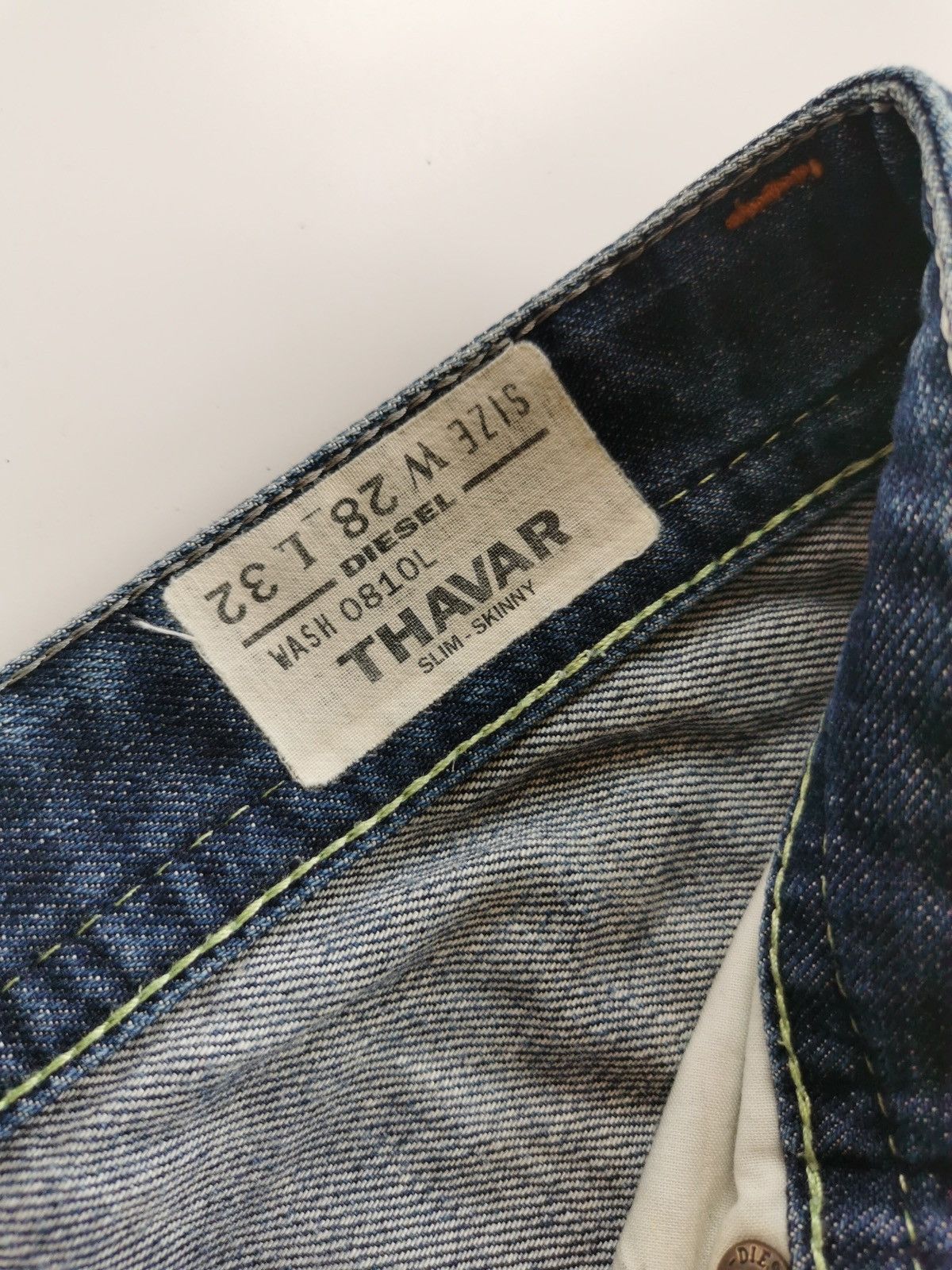 Diesel Diesel Thavar Distressed Denim Jeans Size US 31 - 6 Thumbnail