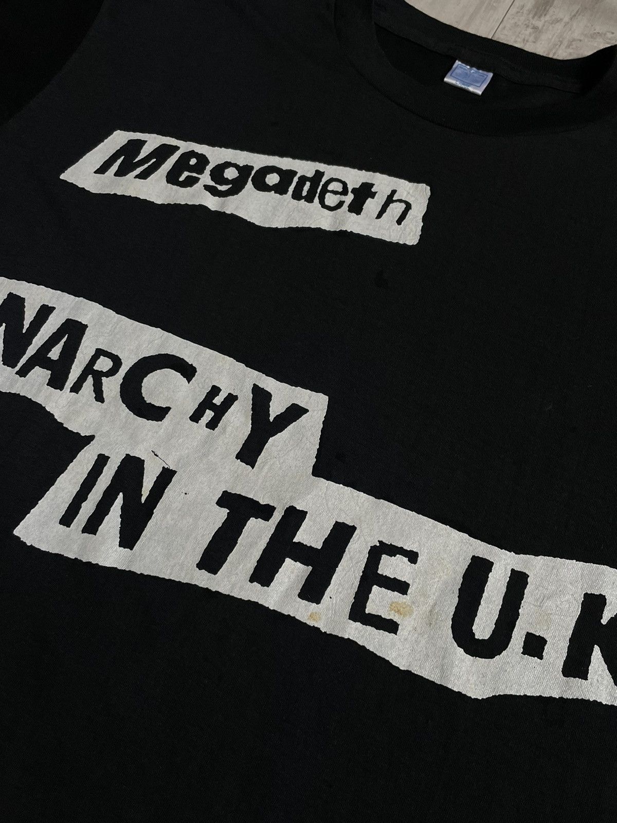 Band Tees 💥RARE💥 Vintage Megadeth 1988 “Anarchy in the U.K. T-Shirt Size US L / EU 52-54 / 3 - 3 Thumbnail