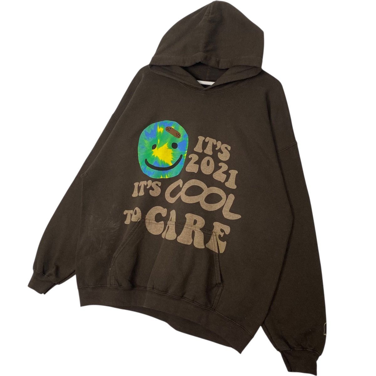 Vintage Vintage Lonely Ghost Hoodie Sweater Big Logo Printed Brown Size US XL / EU 56 / 4 - 2 Thumbnail