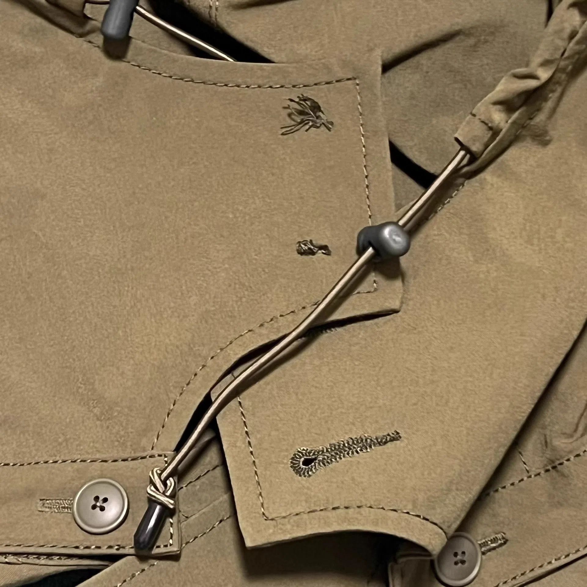 DAIWA PIER39 Green Hooded Utility Jacket Size L. Size US L / EU 52-54 / 3 - 4 Thumbnail