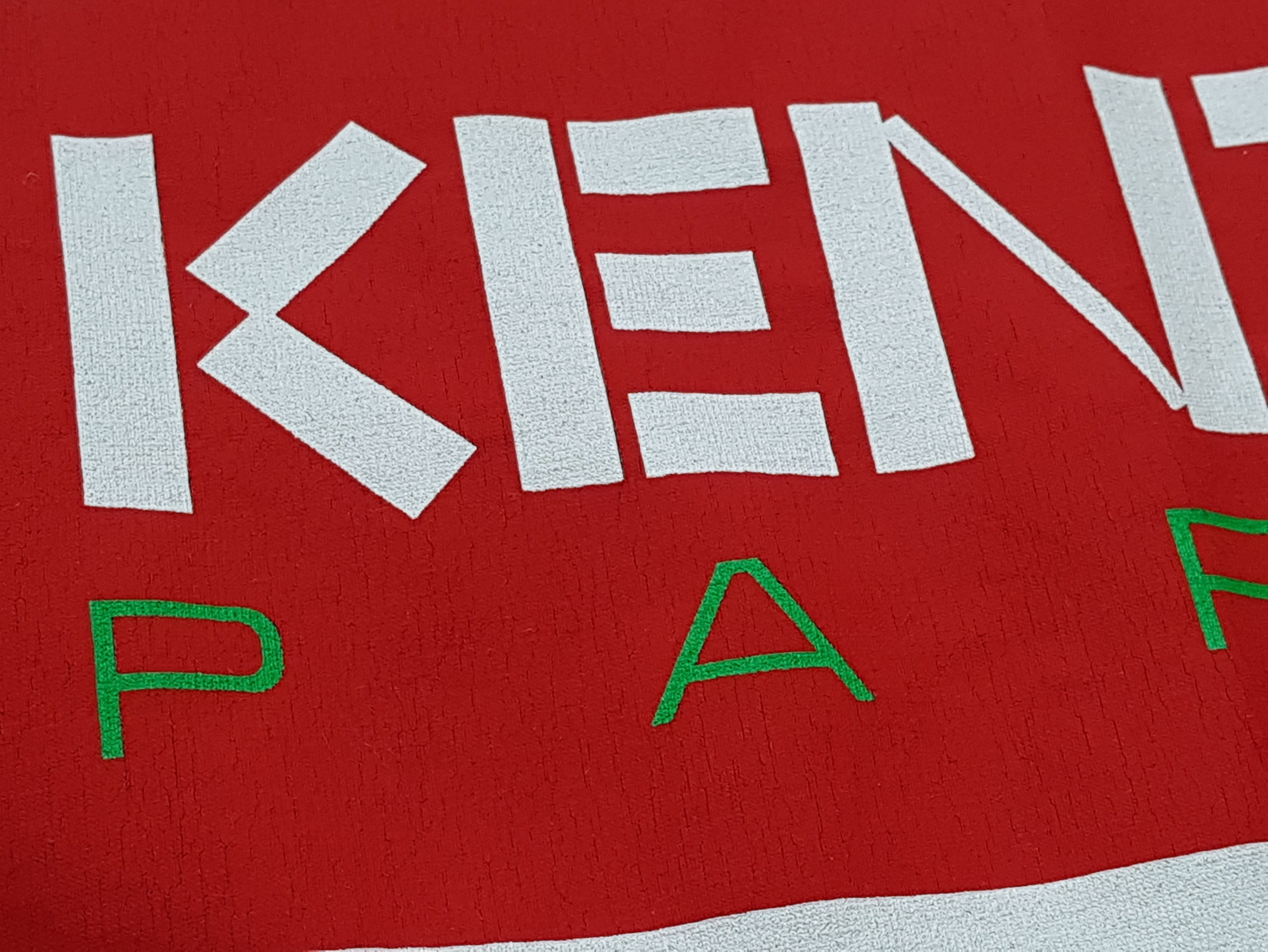 Kenzo Kenzo Paris Men's Grey Cotton T-Shirt Tee Big Logo sz L Size US L / EU 52-54 / 3 - 9 Thumbnail