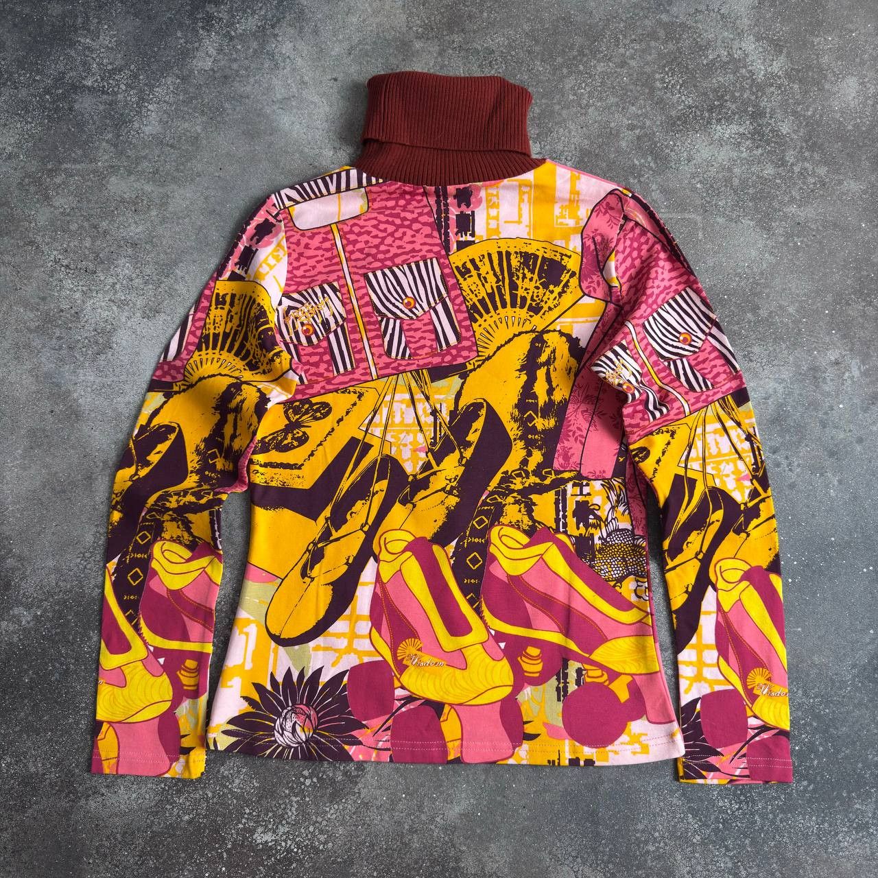 Custo Barcelona Custo Barcelona Y2K Vintage Lady Printed Long Sleeve Top Size M / US 6-8 / IT 42-44 - 9 Thumbnail