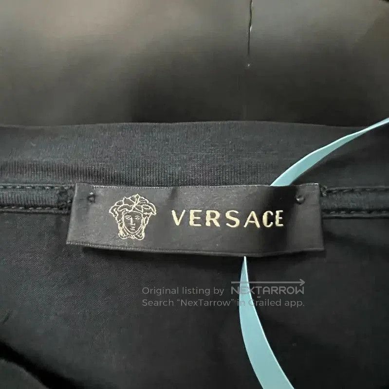 Versace Versace Summer Black Cotton Short Sleeve T-Shirt . Size US S / EU 44-46 / 1 - 3 Thumbnail