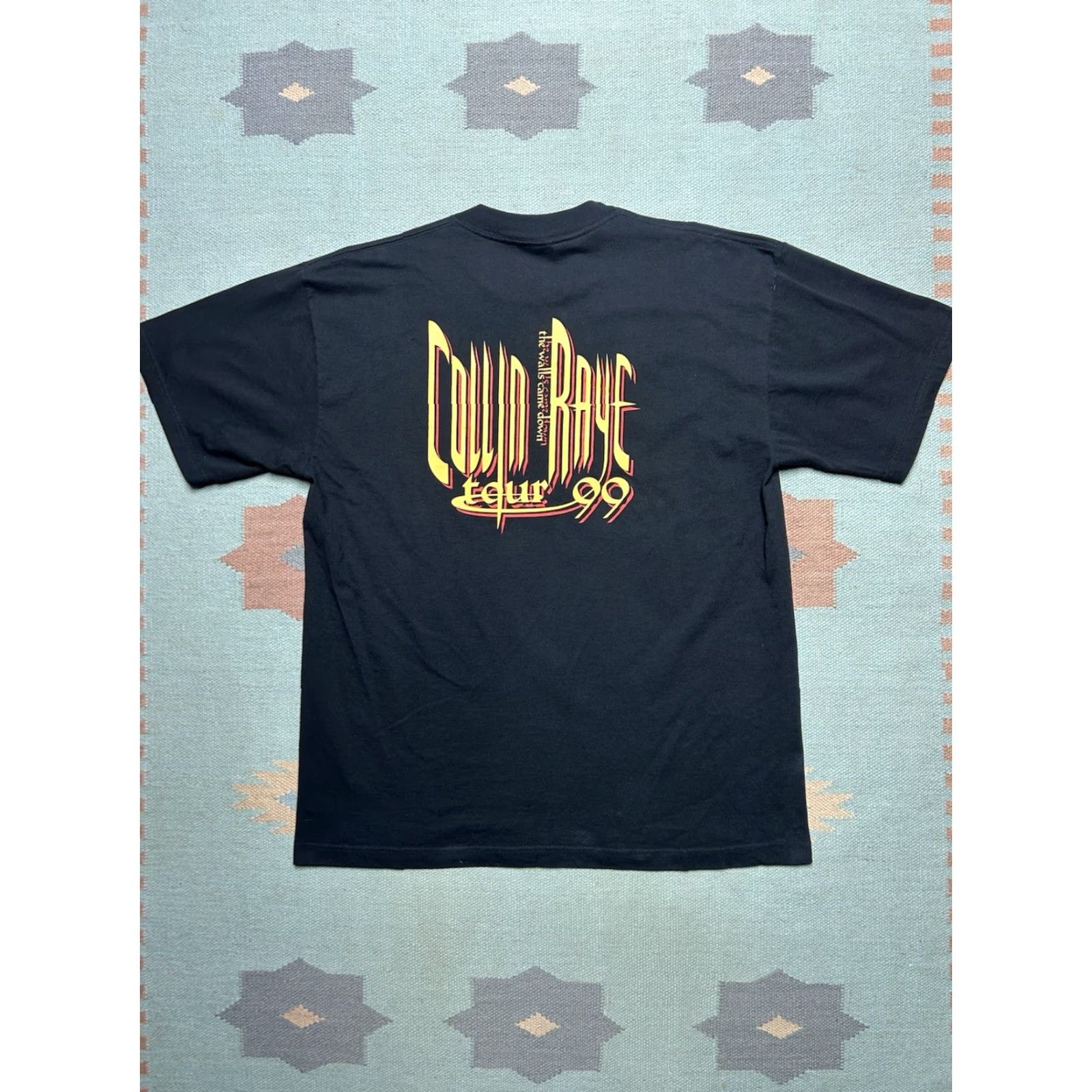 Vintage VINTAGE 90s T-Shirt Collin Raye the Walls Came Down Country Music Tour XL Men Black T-Shirt 90s Mens Size US XL / EU 56 / 4 - 6 Thumbnail