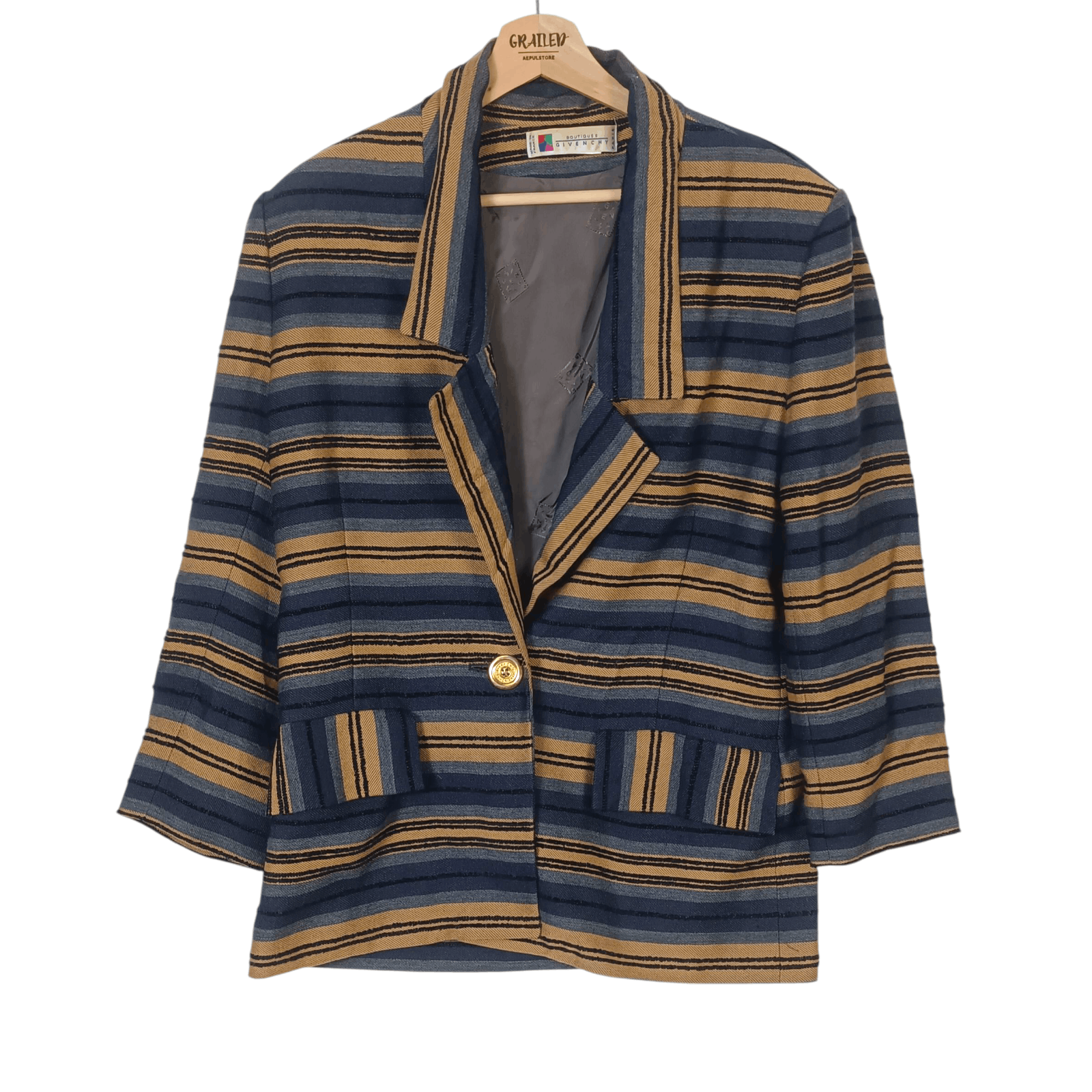 Givenchy Givenchy Boutiques Super Stripe Blazer Size M / US 6-8 / IT 42-44 - 1 Thumbnail