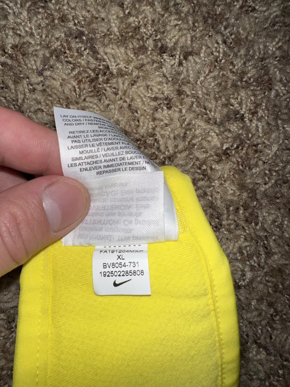 Nike Nike x Off-White NRG X Cross Bib Vest 'Opti Yellow' Size ONE SIZE - 10 Thumbnail