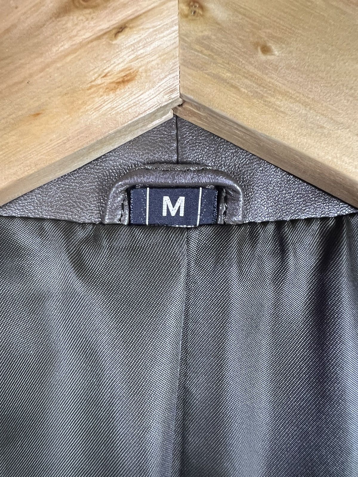 Japanese Brand 🔥 VINTAGE PARTINA ABSTRACT LEATHER OVERCOAT - M Size M / US 6-8 / IT 42-44 - 11 Thumbnail