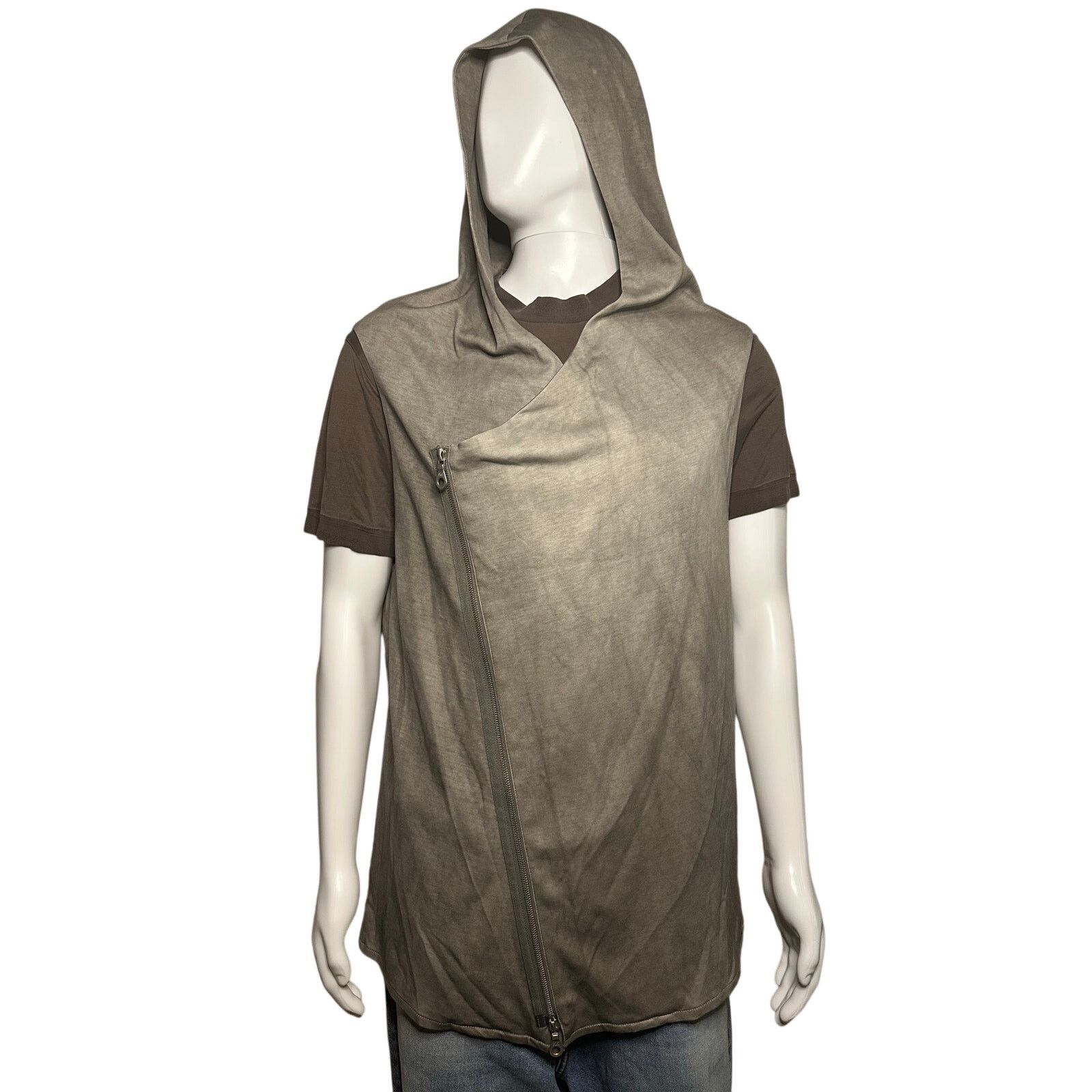 Firmament Berlin Nomad Hooded Vest Post-Apocalyptic Style Stone Gray EU 50 Size US L / EU 52-54 / 3 - 1 Thumbnail