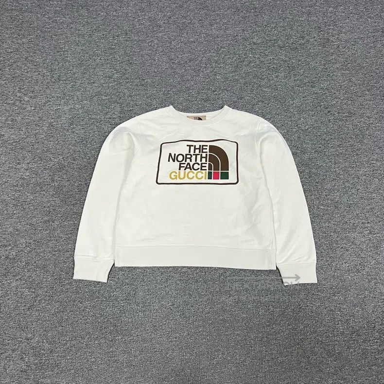 Gucci TNF co-branded pullover sweatshirt