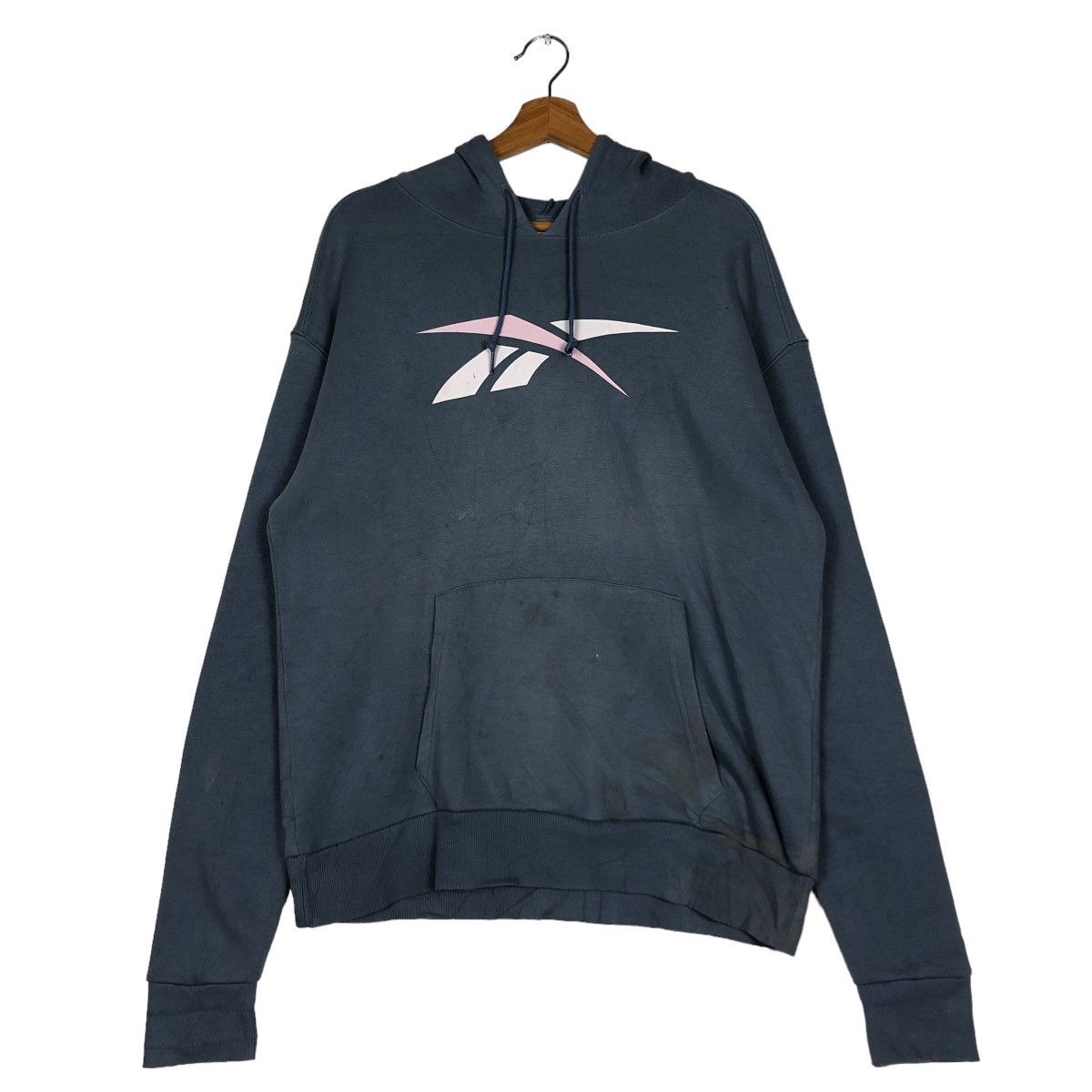 Japanese Brand 🔥90’s Vintage Hoodie Pull Over Anorak Reebok Big Logo Size US M / EU 48-50 / 2 - 1 Thumbnail