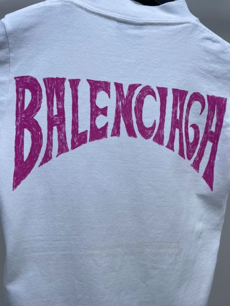 Balenciaga Balenciaga Beachwear PARIS Slim Fit Small Size T-Shirt Size XS / US 0-2 / IT 36-38 - 3 Thumbnail