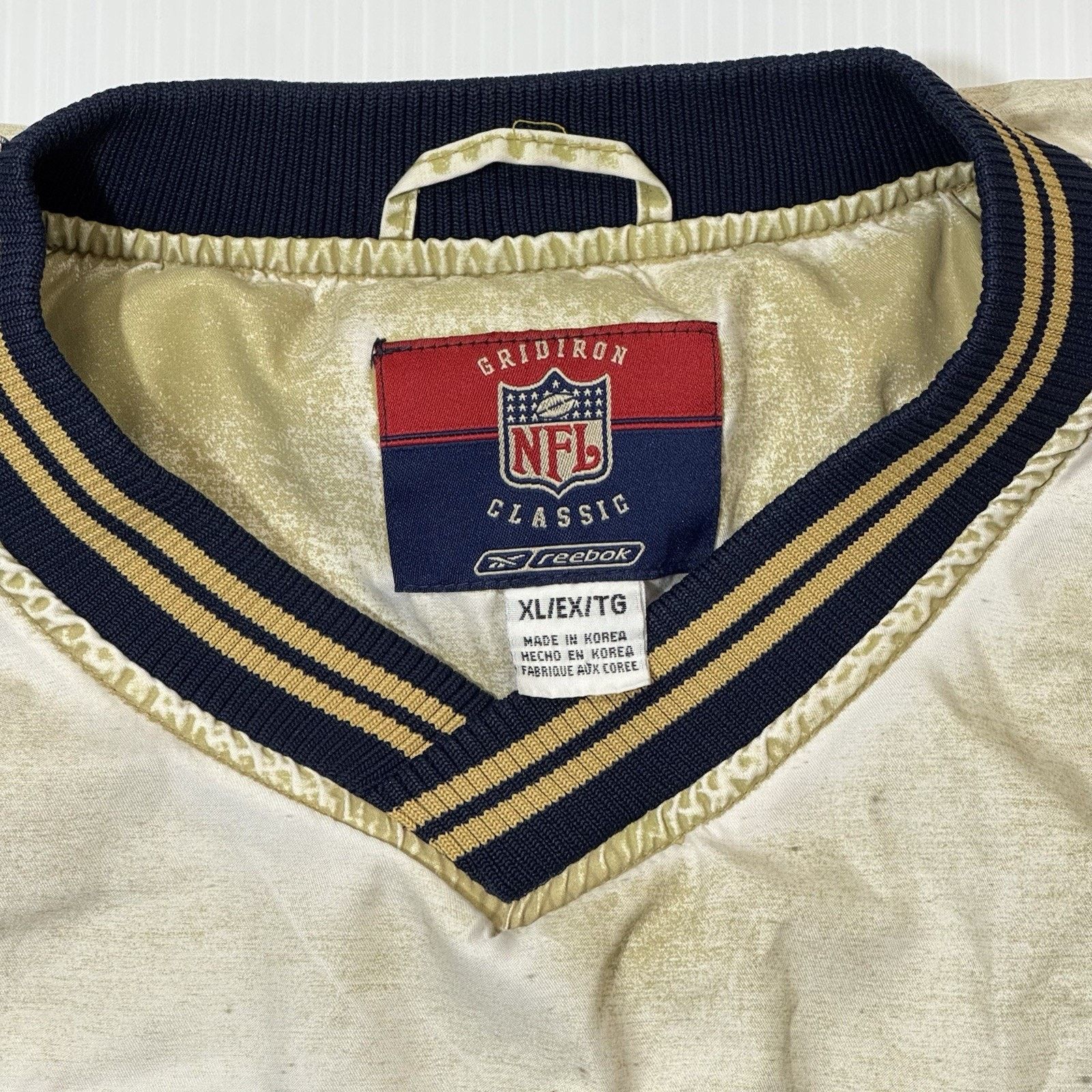 Reebok Reebok St. Louis Rams Men Size XLPullover V Neck Windbreaker Size US XL / EU 56 / 4 - 2 Thumbnail