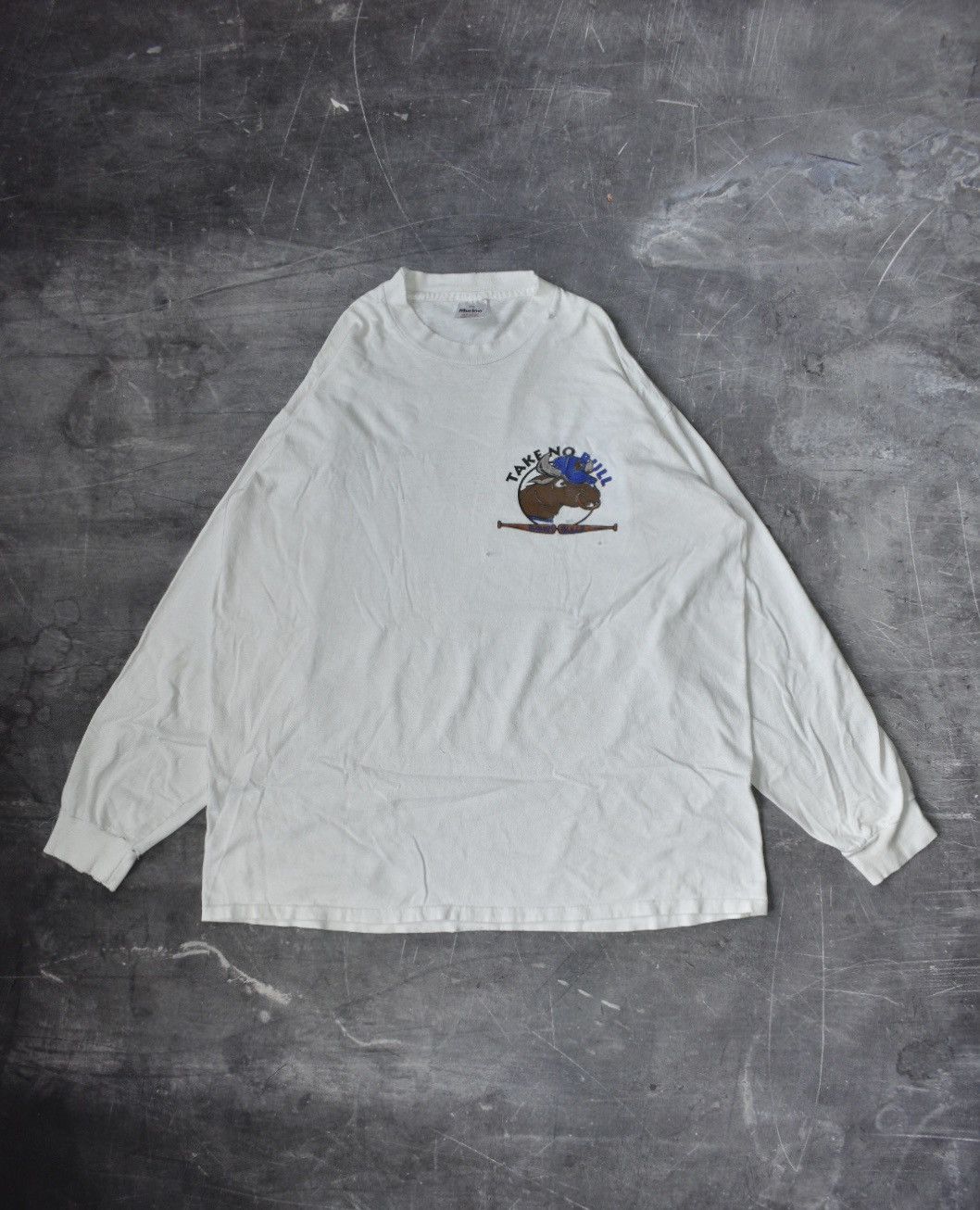 Vintage Distressed Vintage 90s Durham Bulls Long Sleeve T-Shirt Size US XXL / EU 58 / 5 - 2 Thumbnail