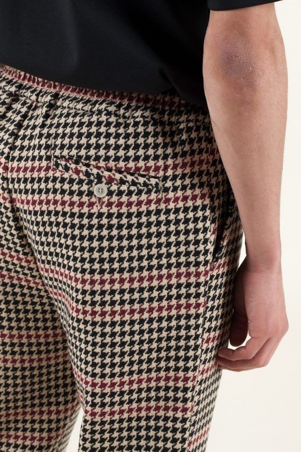 Drole De Monsieur Tapered Pants Houndstooth Size US 32 / EU 48 - 8 Thumbnail