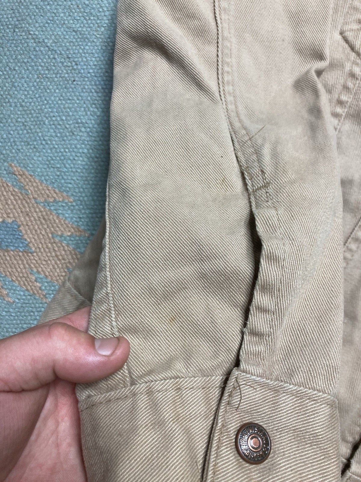 Vintage 1970s Levi’s trucker jacket Big E snap men’s size 38 medium Size US M / EU 48-50 / 2 - 2 Thumbnail