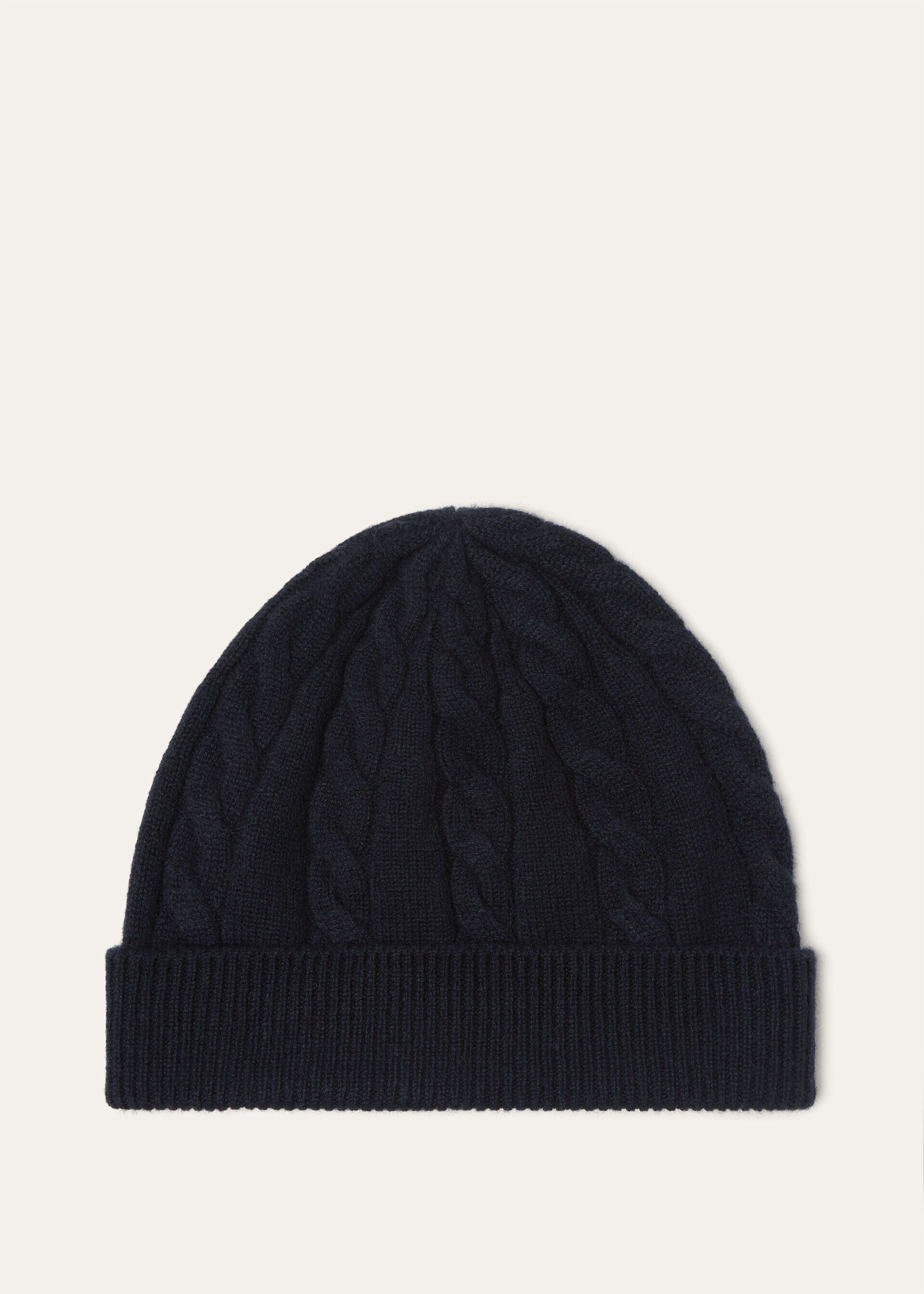 Loro Piana os11x0426 FAQ6426 Size: OS / Cedar Beanie Hat / Cap in Blue Size ONE SIZE - 1 Thumbnail