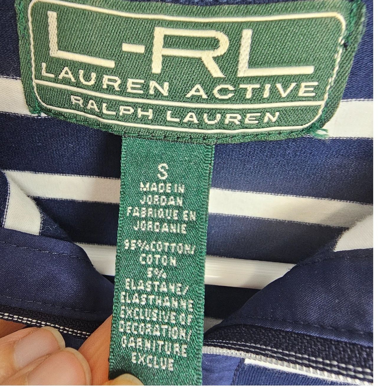 Ralph Lauren Lauren Ralph Lauren Active Striped Top Sz S Classic Nautical Size S / US 4 / IT 40 - 6 Thumbnail