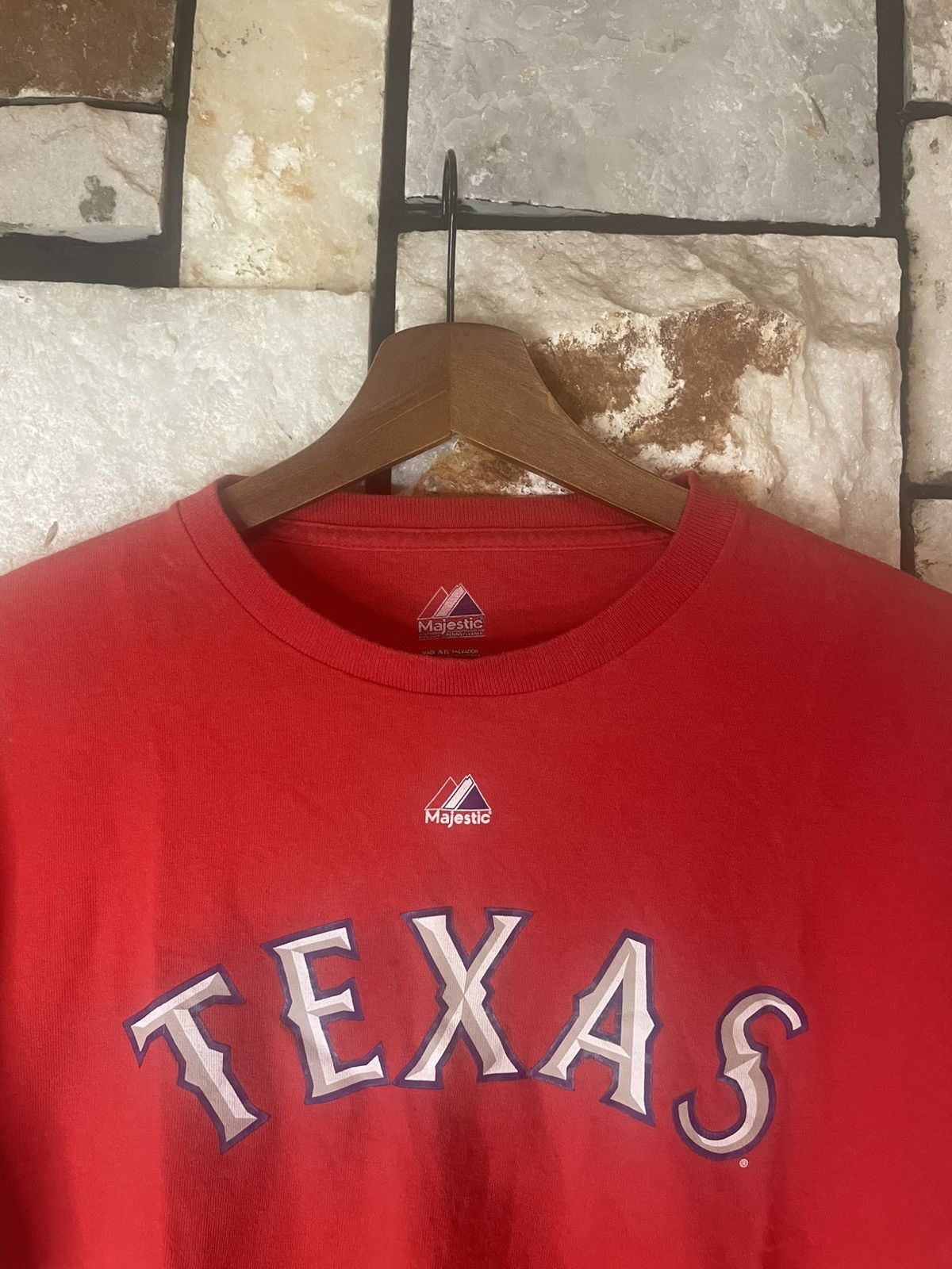 MLB Vintage Texas Rangers Baseball Tee x Majestic Size US M / EU 48-50 / 2 - 2 Thumbnail