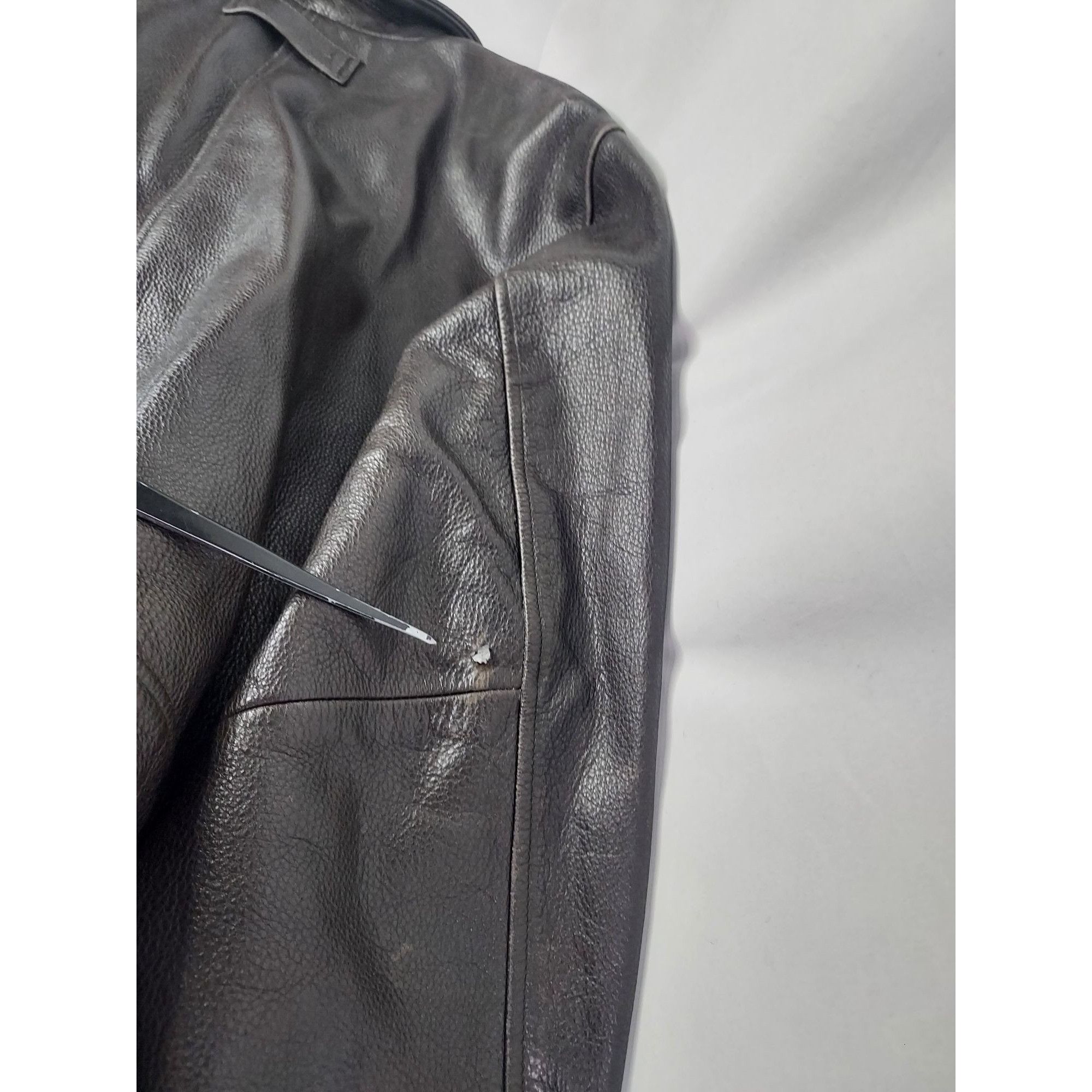 Eddie Bauer Eddie Bauer Men's Leather Jacket L Brown Genuine Leather Dis Size US L / EU 52-54 / 3 - 7 Thumbnail