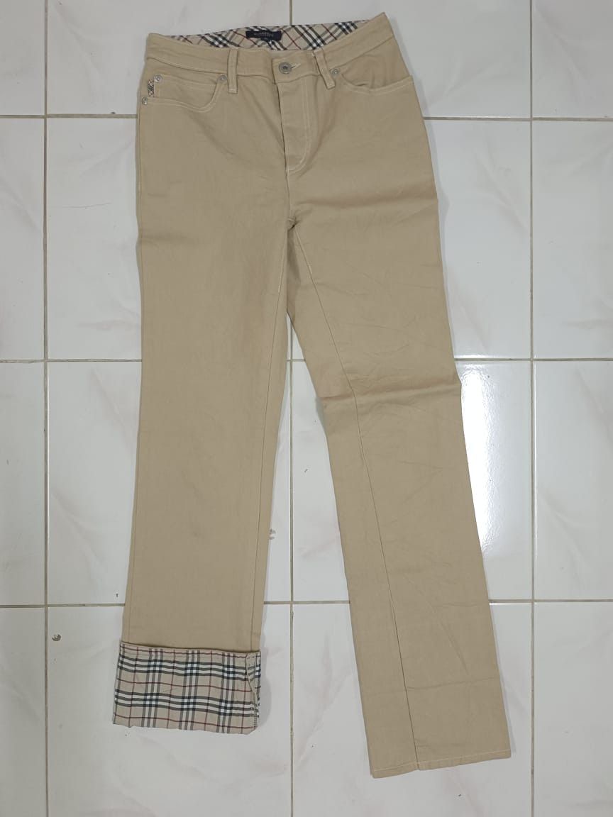 Burberry Burberry London Blue Label Nova Check Jeans Pants Size US 27 - 2 Thumbnail