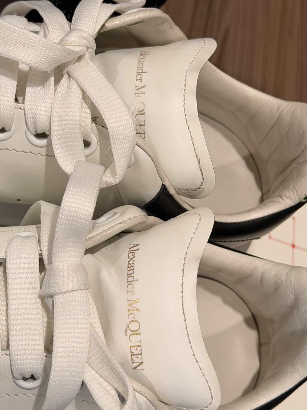 Alexander McQueen Alexander McQueen Larry Leather Sneakers Size US 8.5 / IT 38.5 - 12 Thumbnail