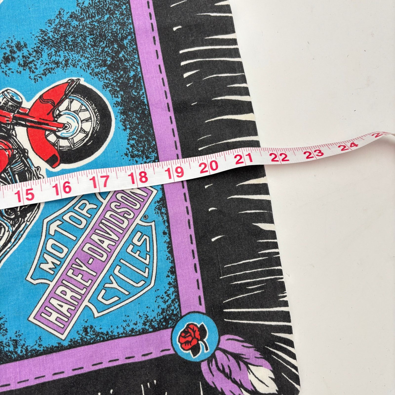 Harley Davidson × Vintage Vintage Harley Davidson Bandana Live To Ride Ride To Live Size ONE SIZE - 8 Thumbnail