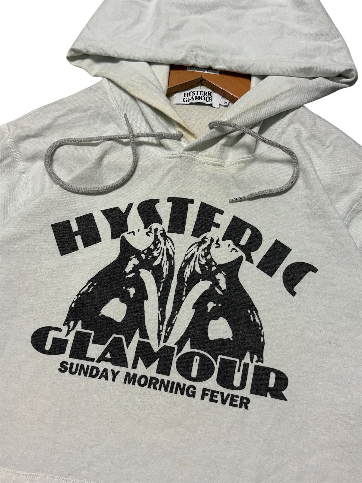 Hysteric Glamour 🔥RARE🔥HYSTERIC GLAMOUR “SUNDAY MORNING FEVER” HOODIE TEE💥 Size US M / EU 48-50 / 2 - 6 Thumbnail