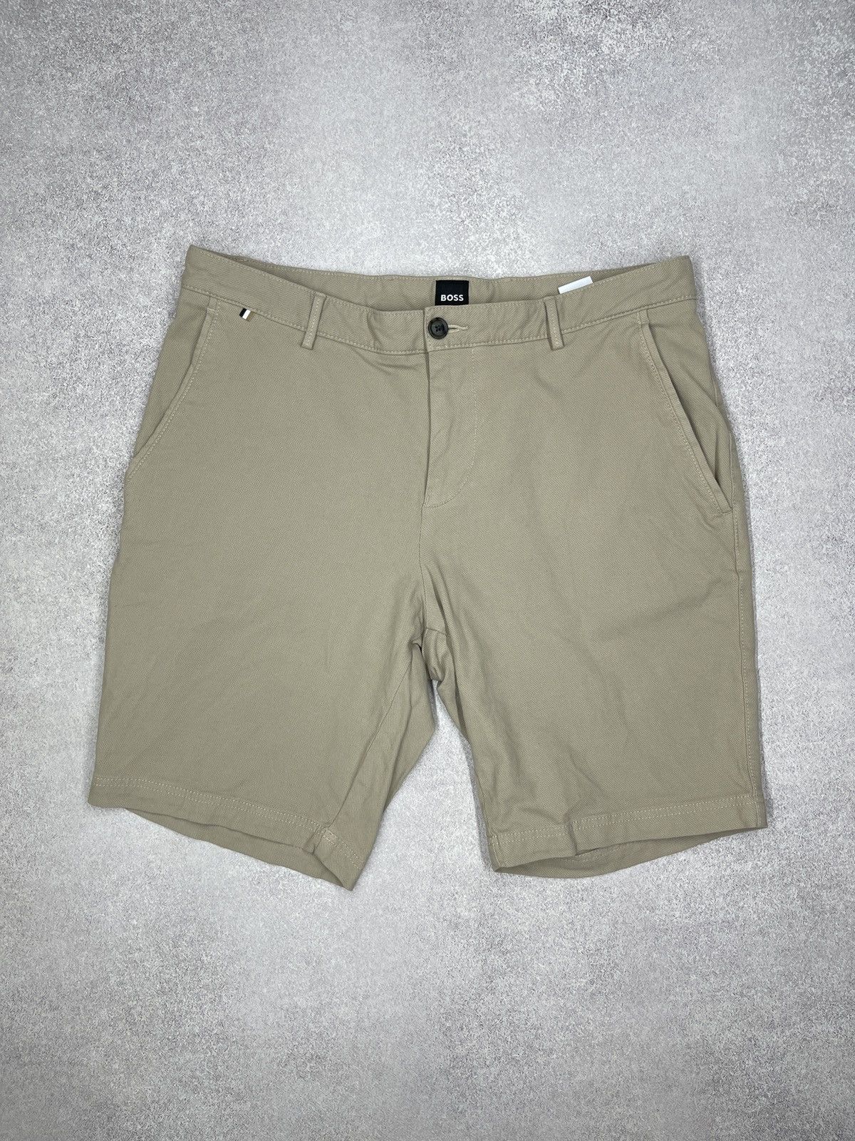 Hugo Boss Mens Hugo Boss Slice Short Beige Size 34 Size US 34 / EU 50 - 6 Thumbnail