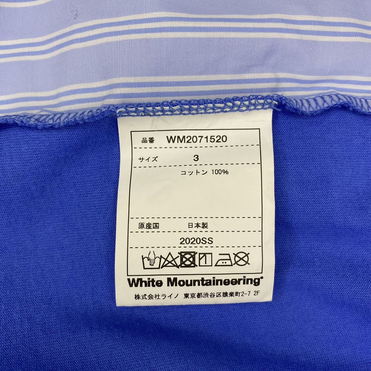 White Mountaineering White Mountaineering Striped Contrast Tee Size US L / EU 52-54 / 3 - 8 Thumbnail