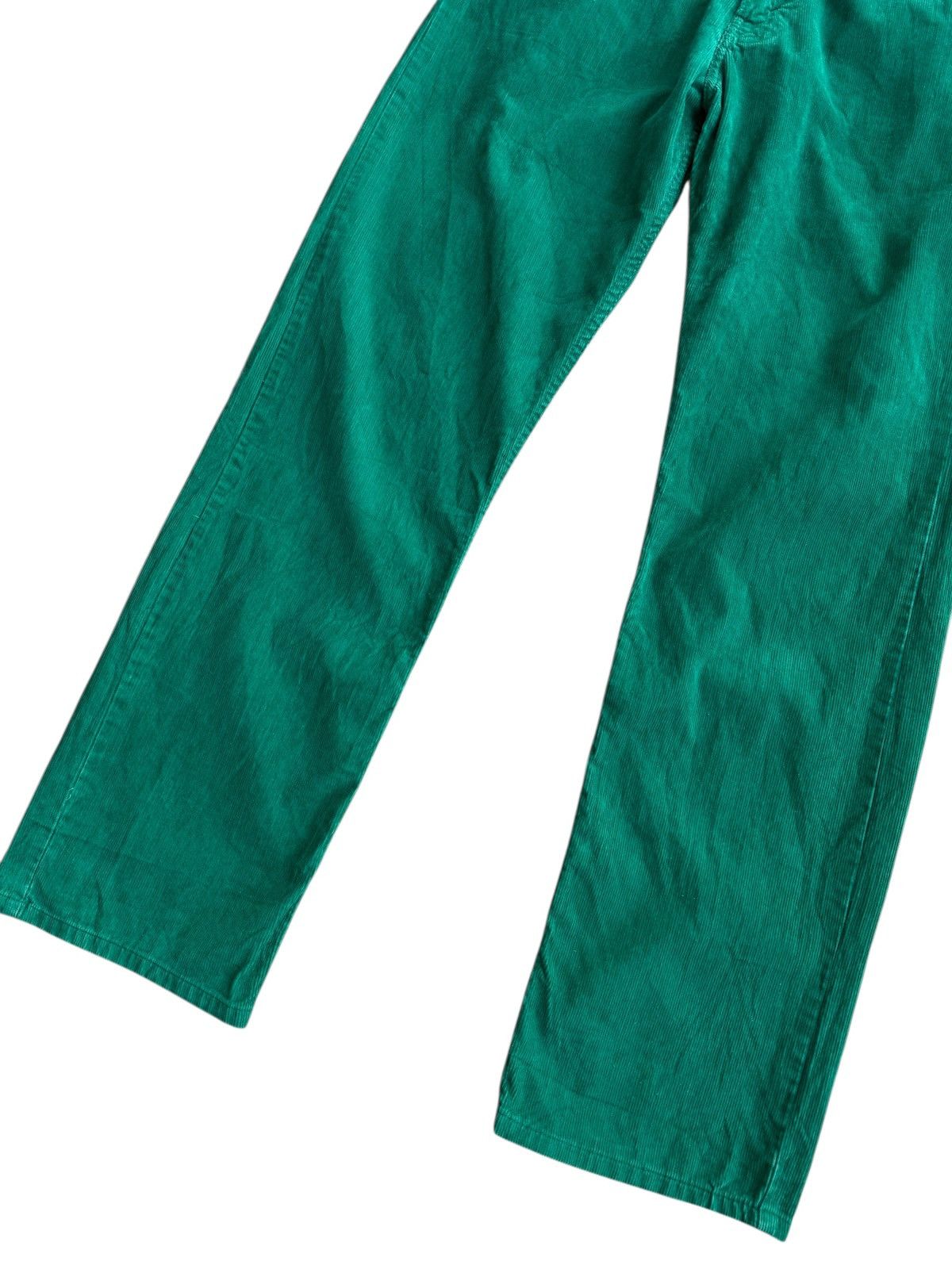 Levi's Vintage 1990s Levis Green Corduroy Pants Size US 34 / EU 50 - 4 Thumbnail