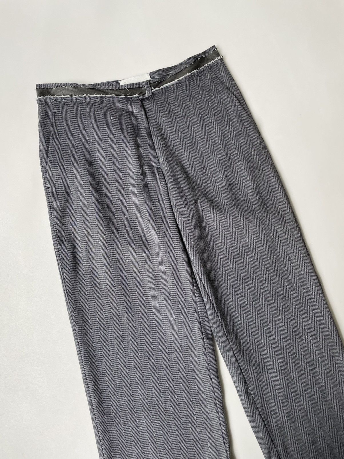 Maison Margiela S/S 05 Cut Out Waist Band Trousers Size 28" / US 6 / IT 42 - 6 Thumbnail