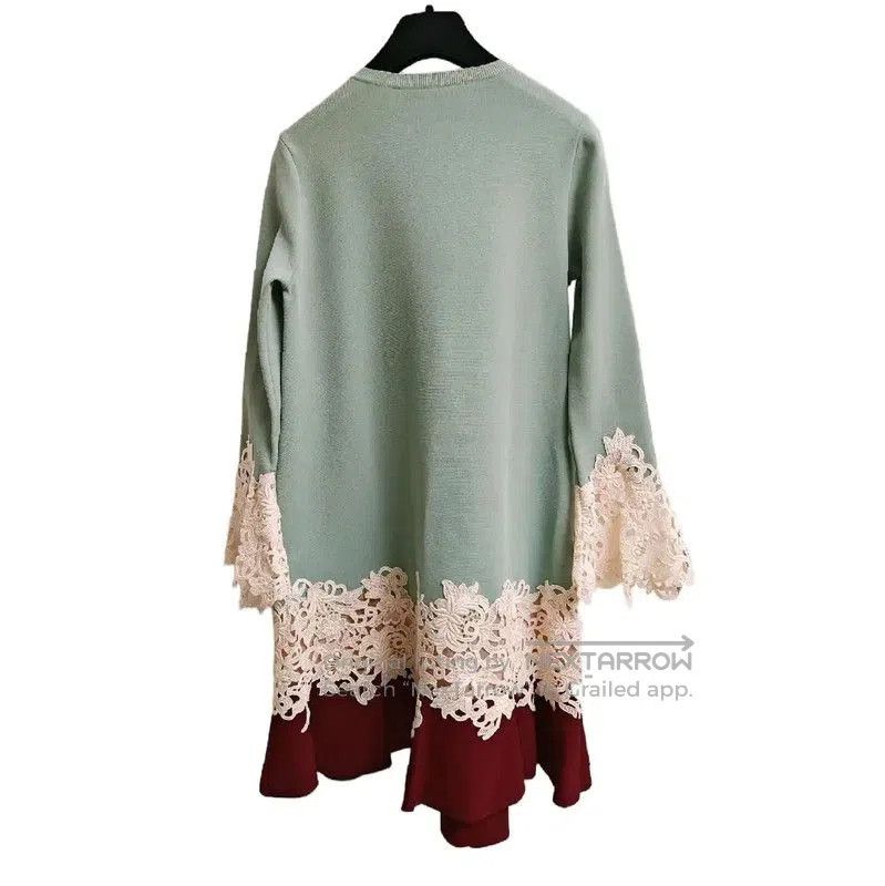 Valentino Valentino Long Sleeve Color Block Dress . Size XS / US 0-2 / IT 36-38 - 2 Thumbnail