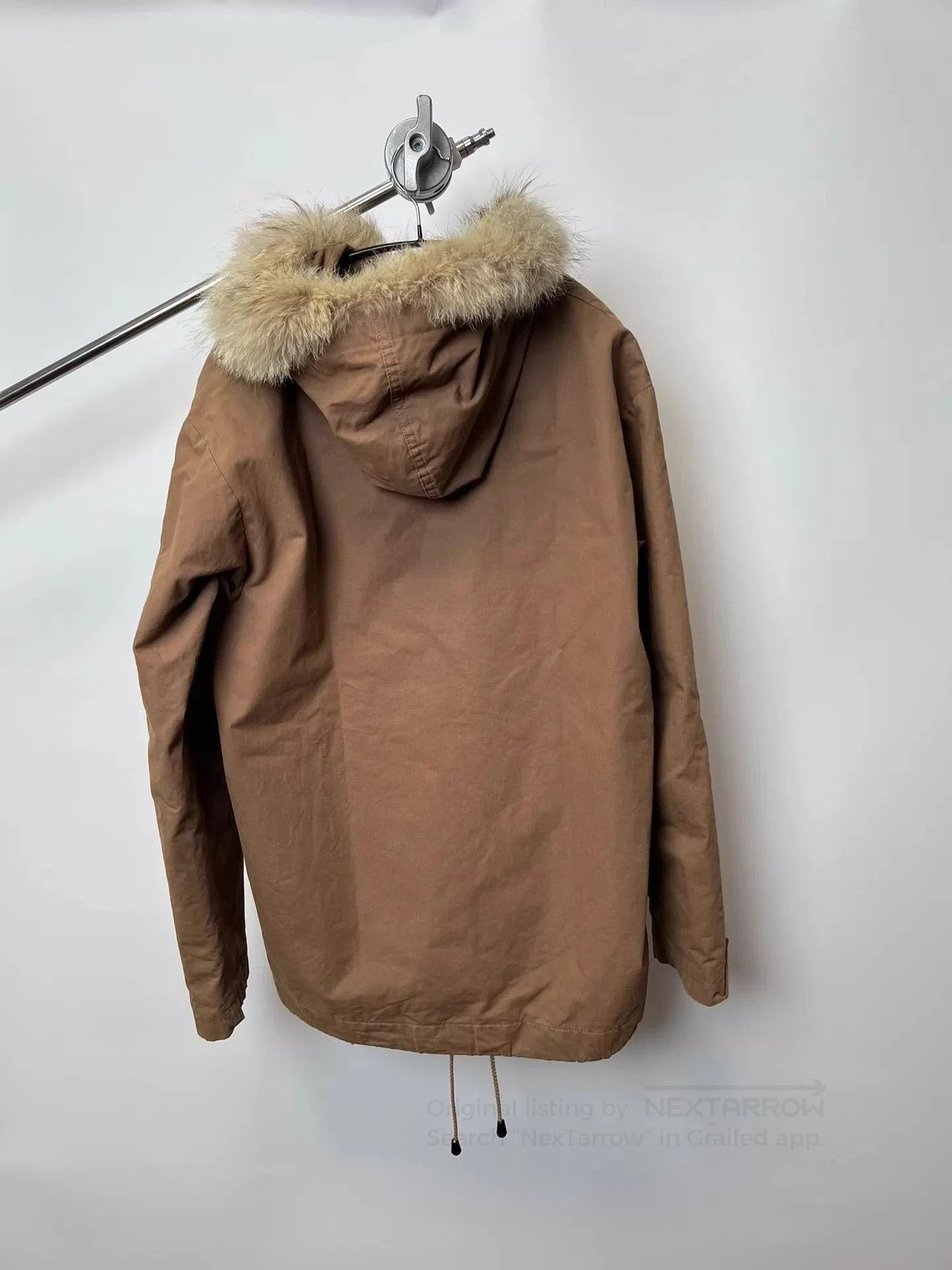 A.P.C. Brown Faux Fur Hooded Parka Jacket. Size US XS / EU 42 / 0 - 7 Thumbnail