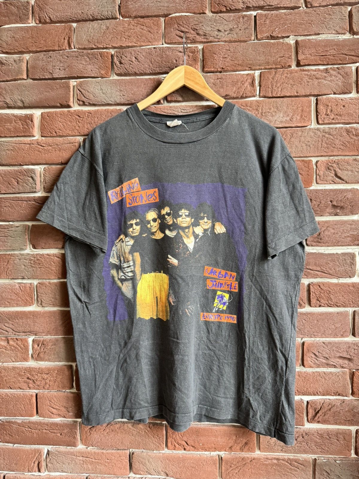Band Tees Vintage 90s The Rolling Stones 1990 Urban Joungle Band Tee Size US L / EU 52-54 / 3 - 1 Thumbnail