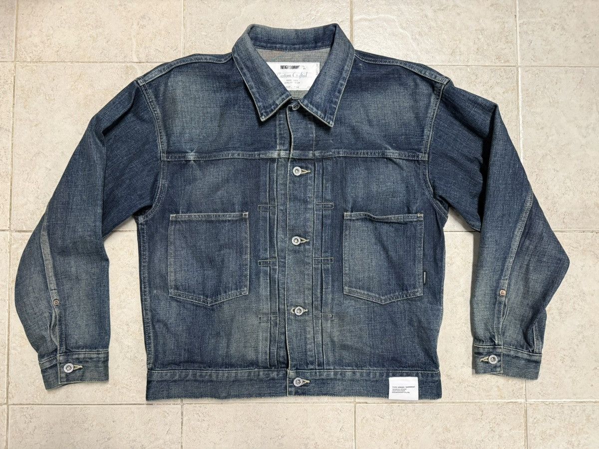 Neighborhood Neighborhood Type 2 Denim Jacket Washed Indigo Size M MiJ Size US M / EU 48-50 / 2 - 1 Thumbnail